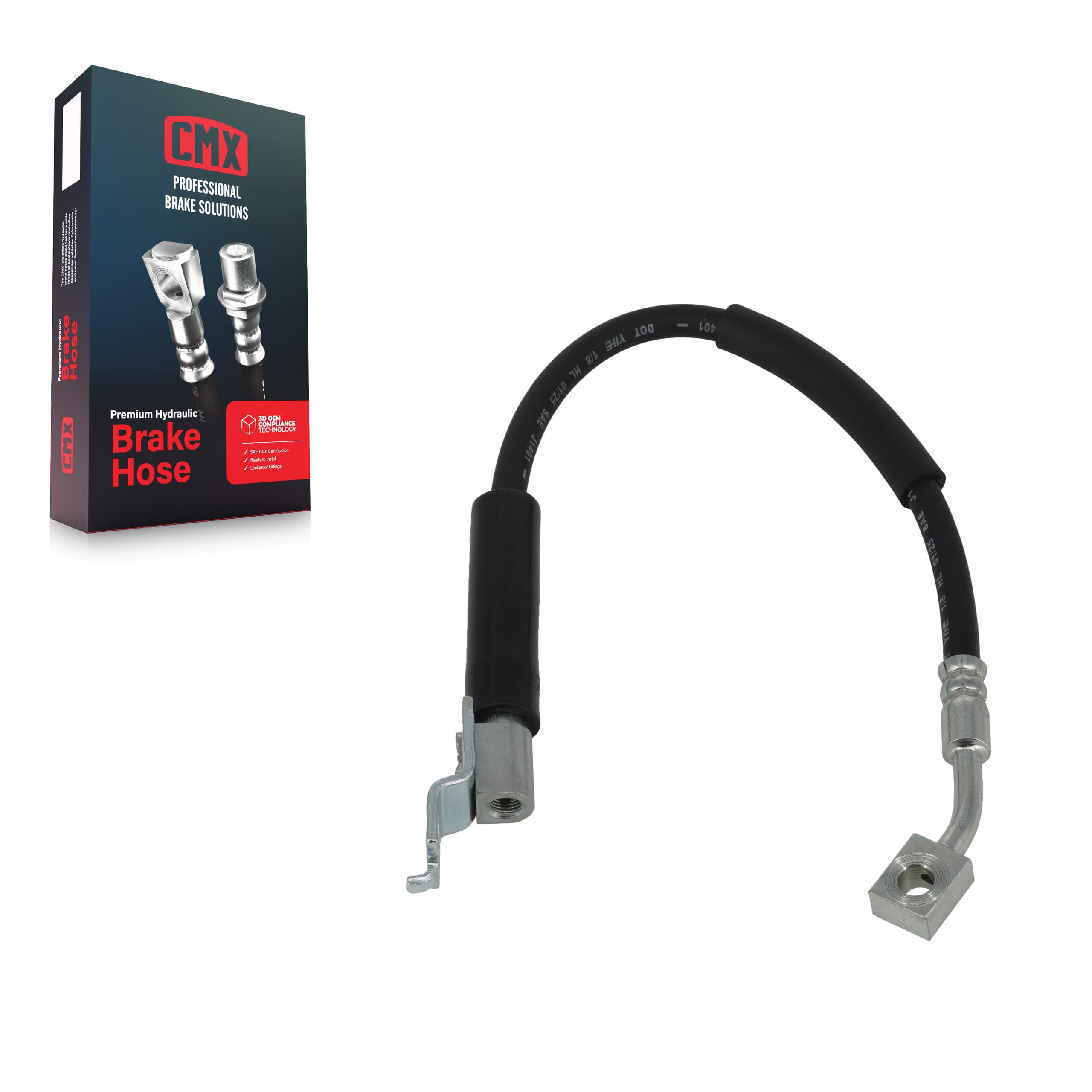 CMX - 12-H38895 - Front Left Brake Hydraulic Hose image 1