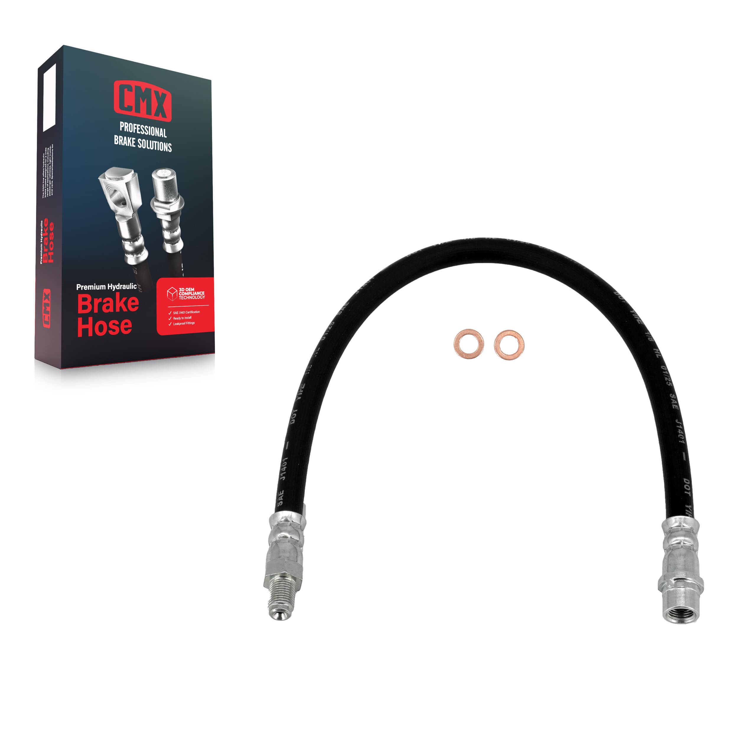 CMX - 12-H620060 - Front Brake Hydraulic Hose image 1