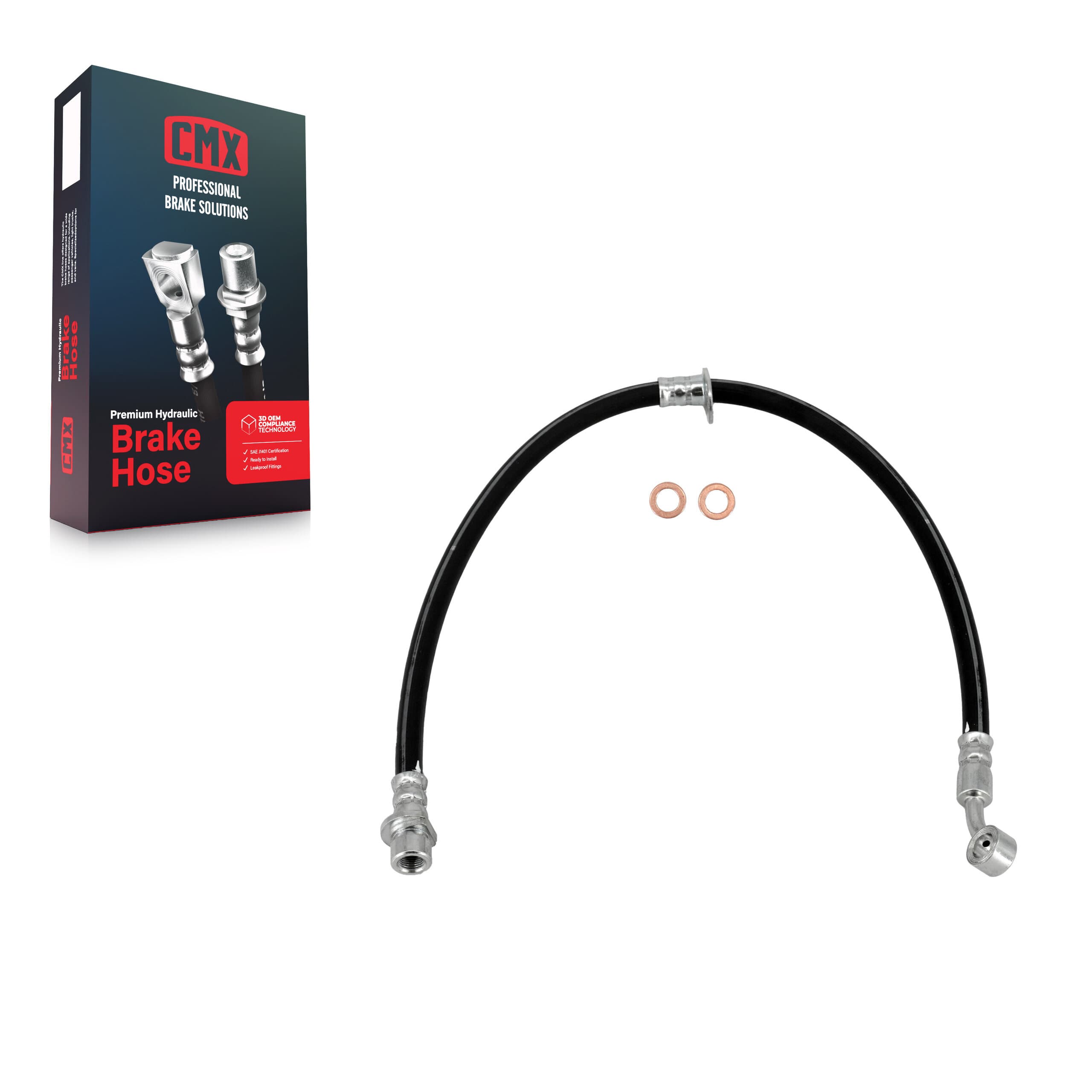 CMX - 12-H620739 - Front Right Brake Hydraulic Hose image 1