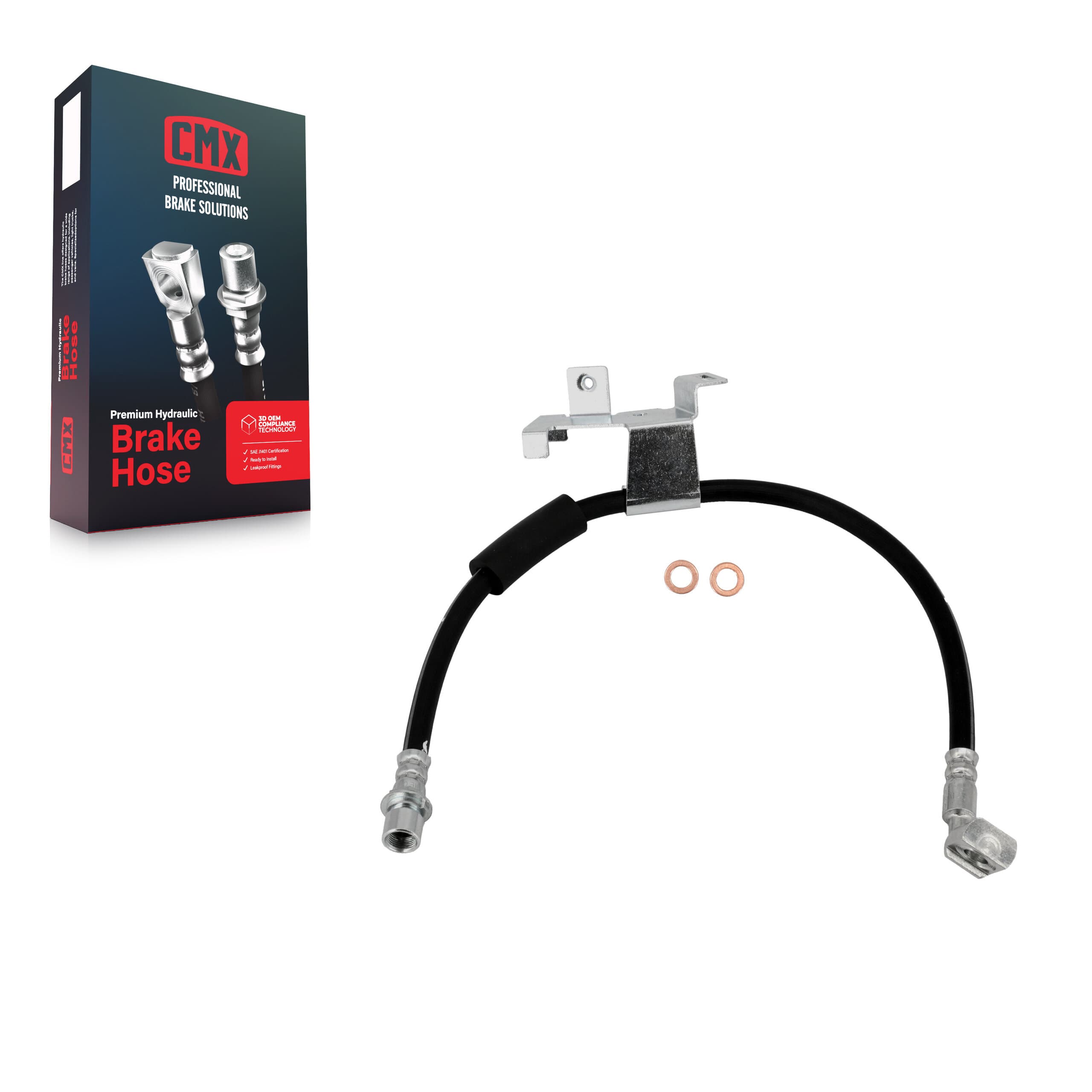 CMX - 12-H620780 - Front Right Brake Hydraulic Hose image 1
