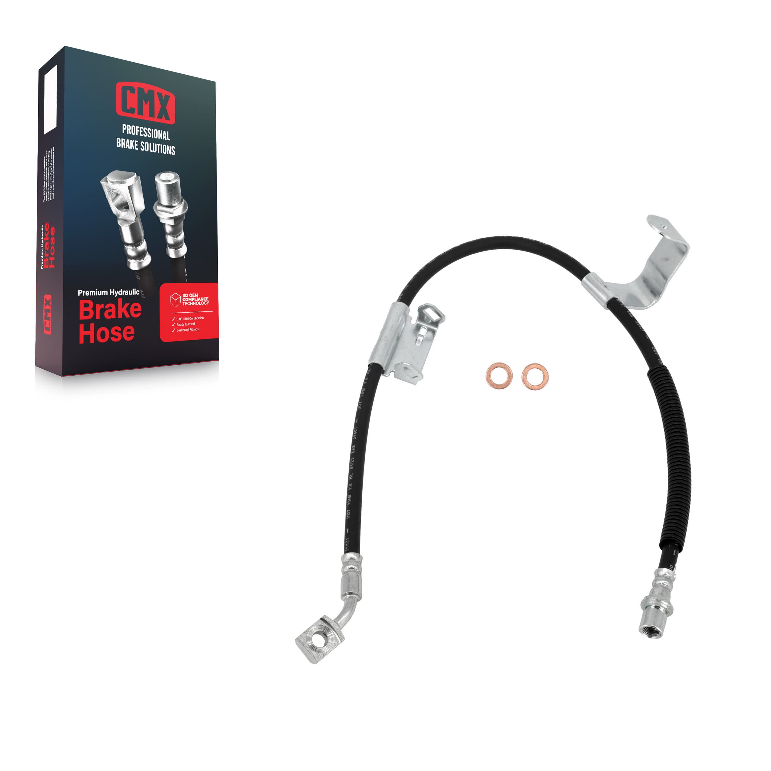 CMX - 12-H620787 - Front Right Brake Hydraulic Hose image 1