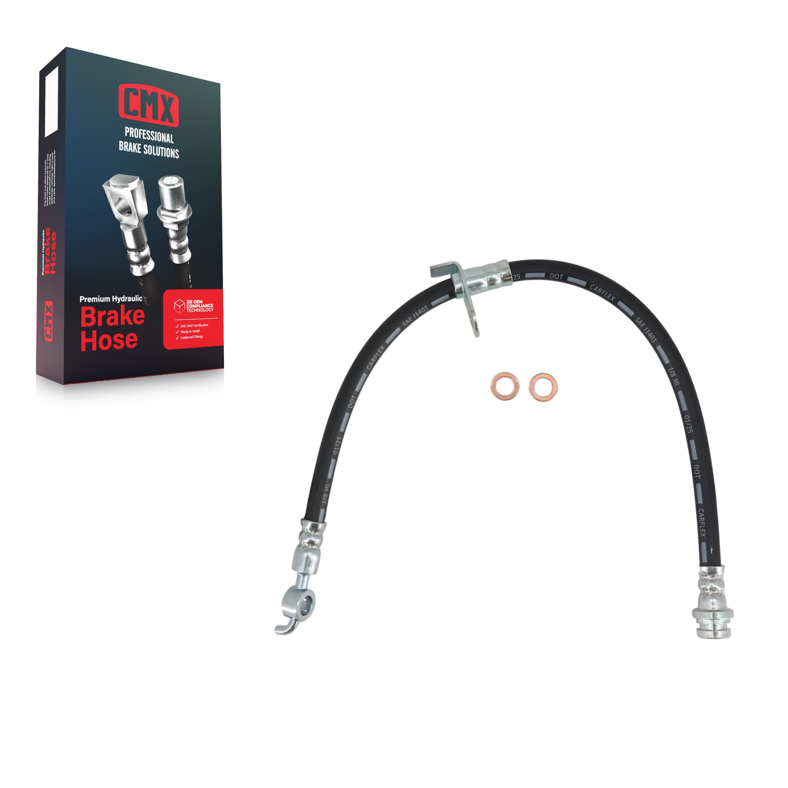 CMX - 12-H621026 - Front Brake Hydraulic Hose image 1
