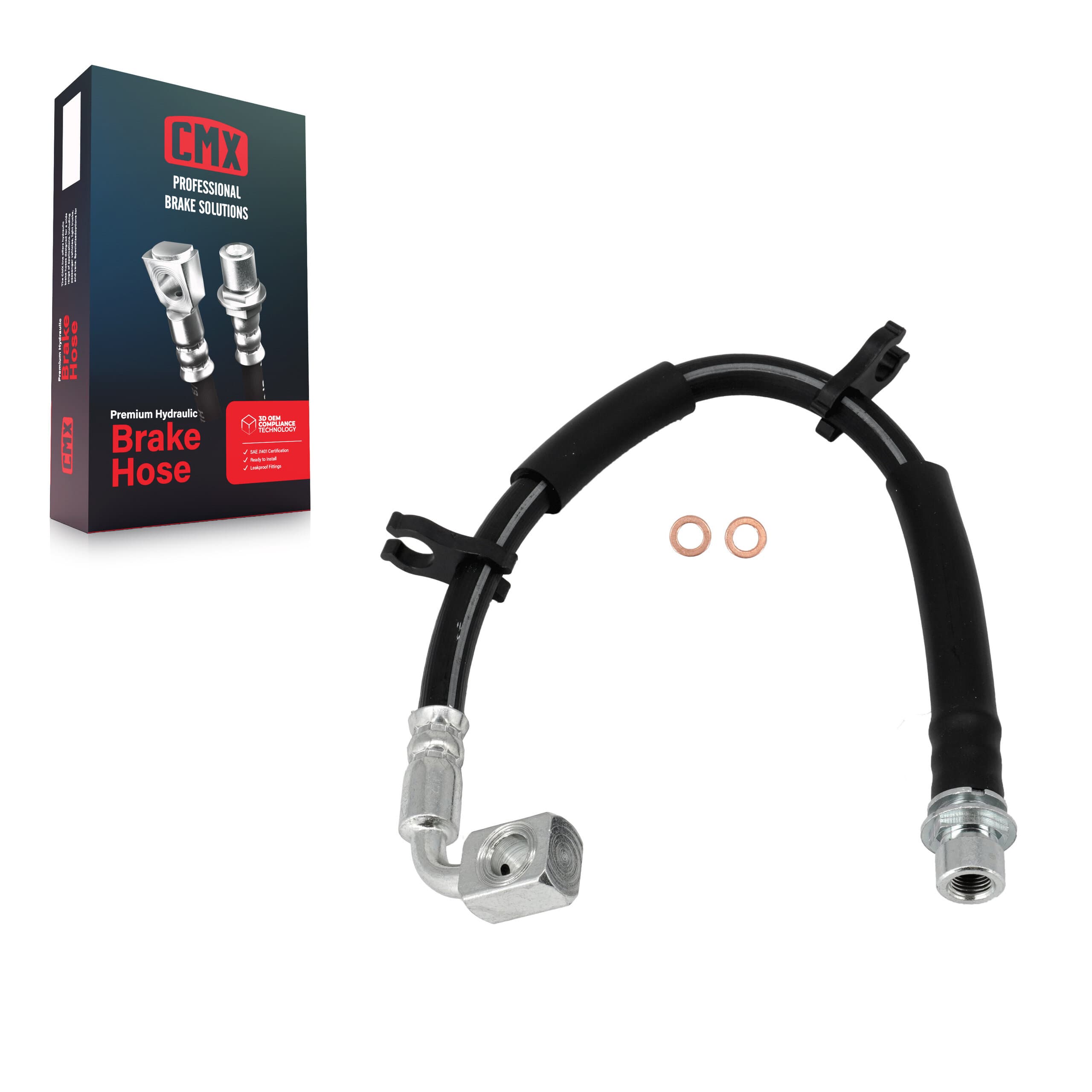 CMX - 12-H621310 - Front Right Brake Hydraulic Hose image 1