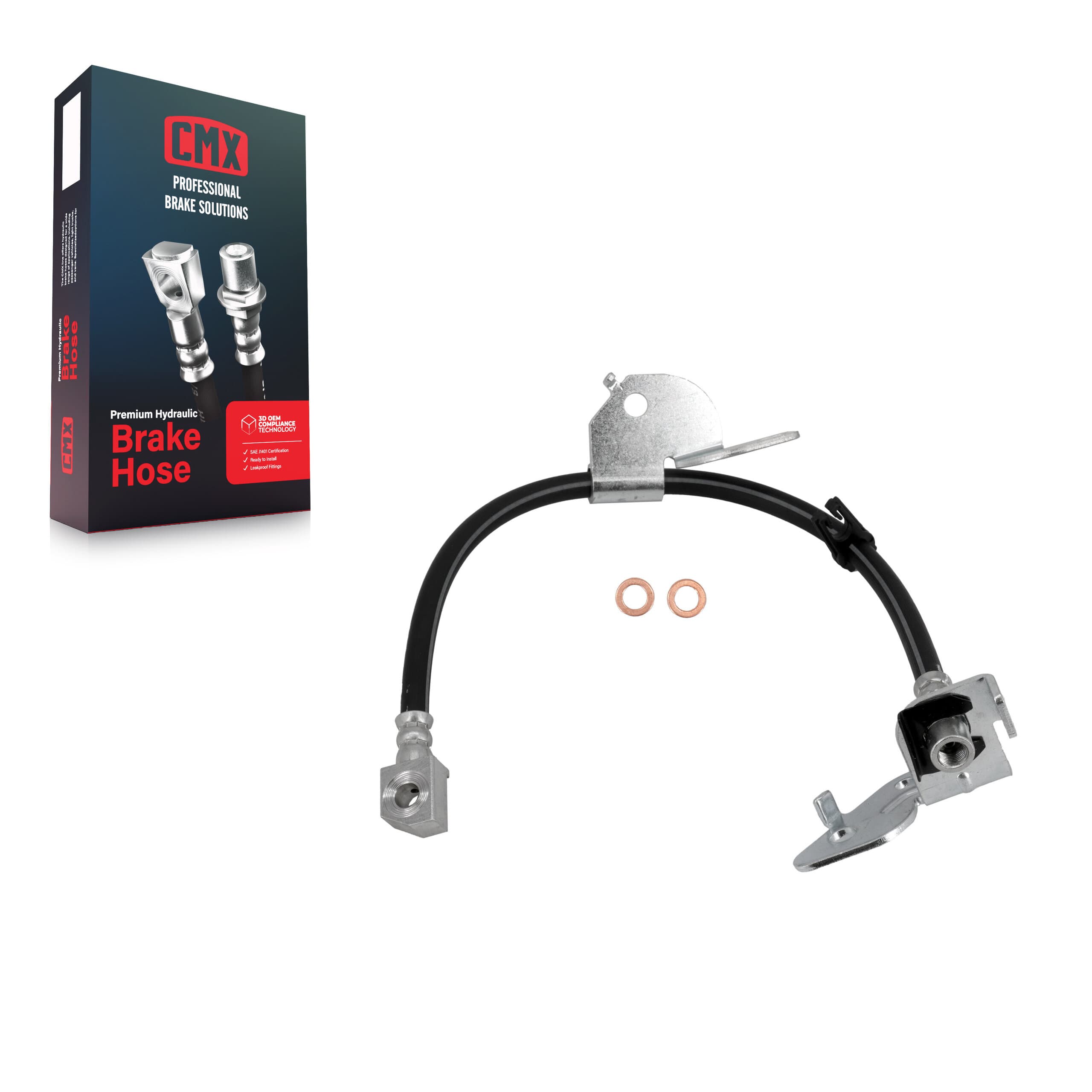 CMX - 12-H621461 - Front Right Brake Hydraulic Hose image 1