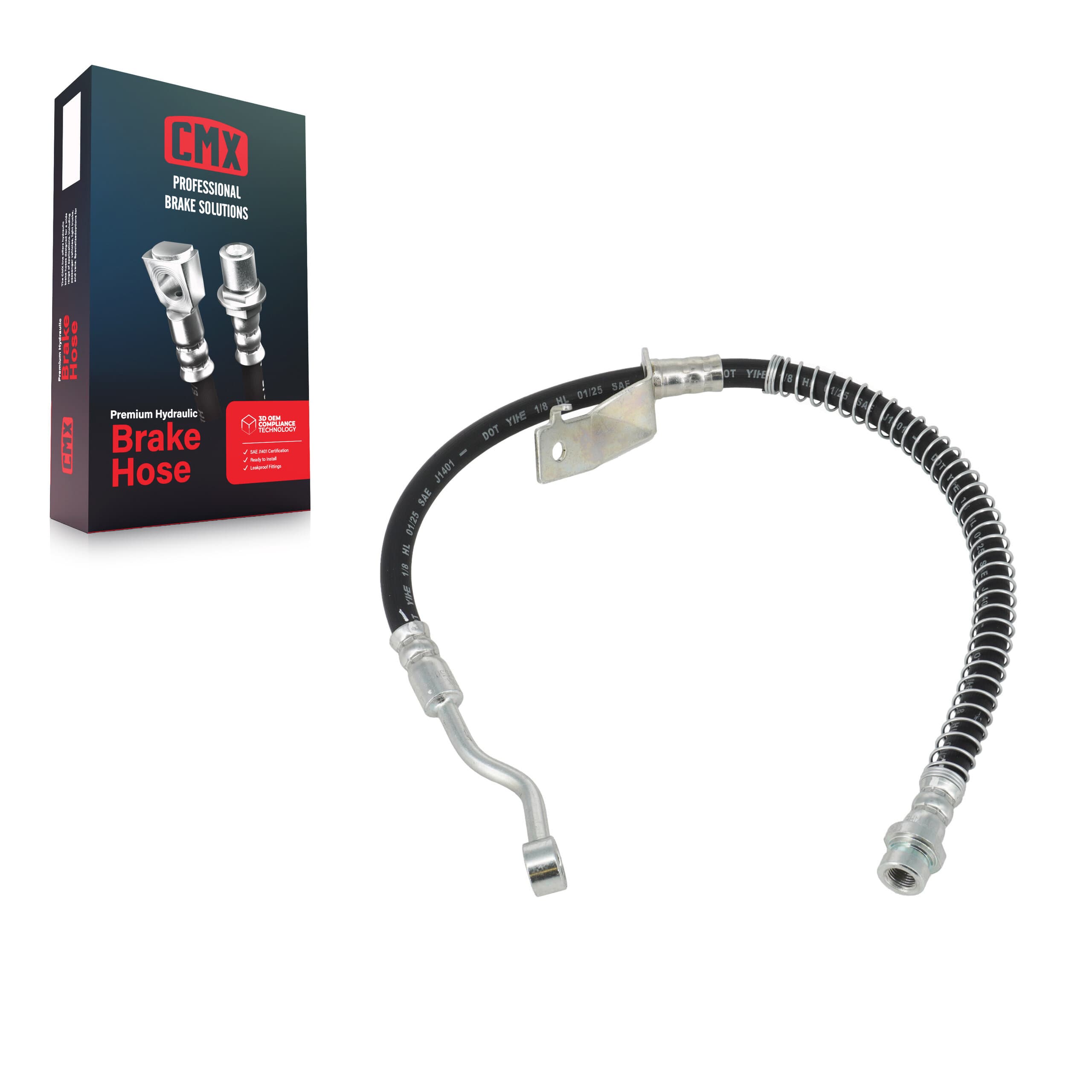CMX - 12-H622000 - Front Left Brake Hydraulic Hose image 1