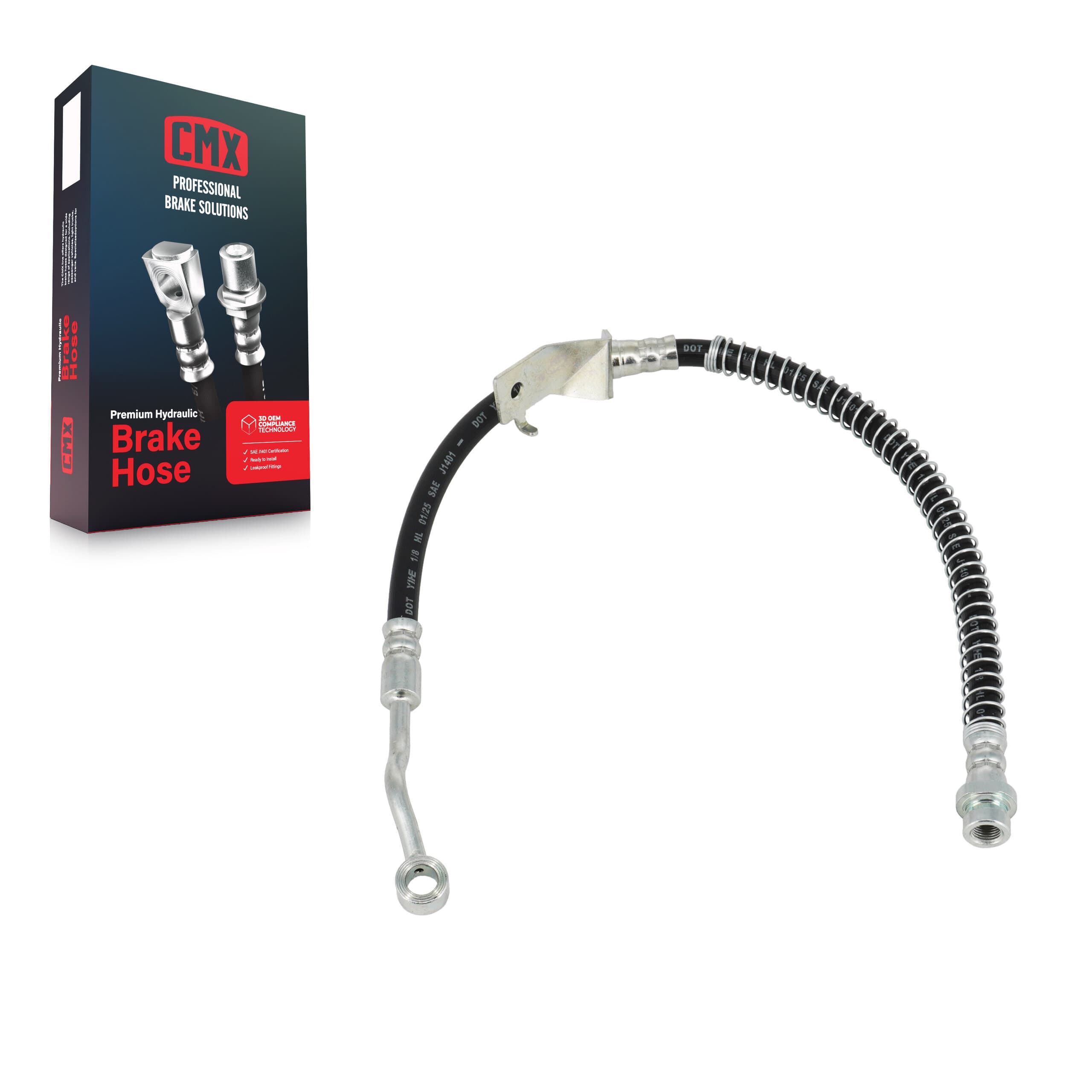 CMX - 12-H622001 - Front Right Brake Hydraulic Hose image 1