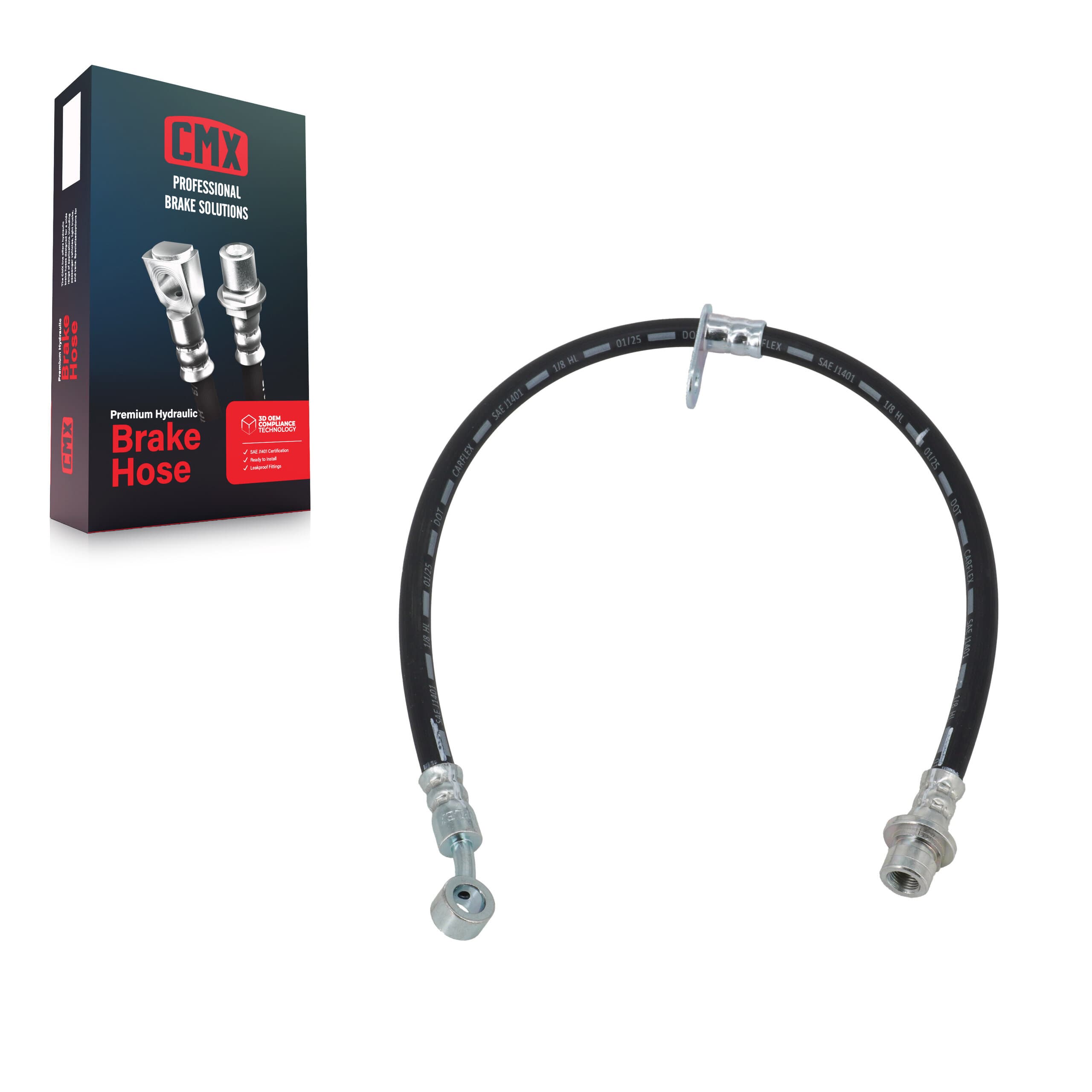 CMX - 12-H622060 - Front Right Brake Hydraulic Hose image 1