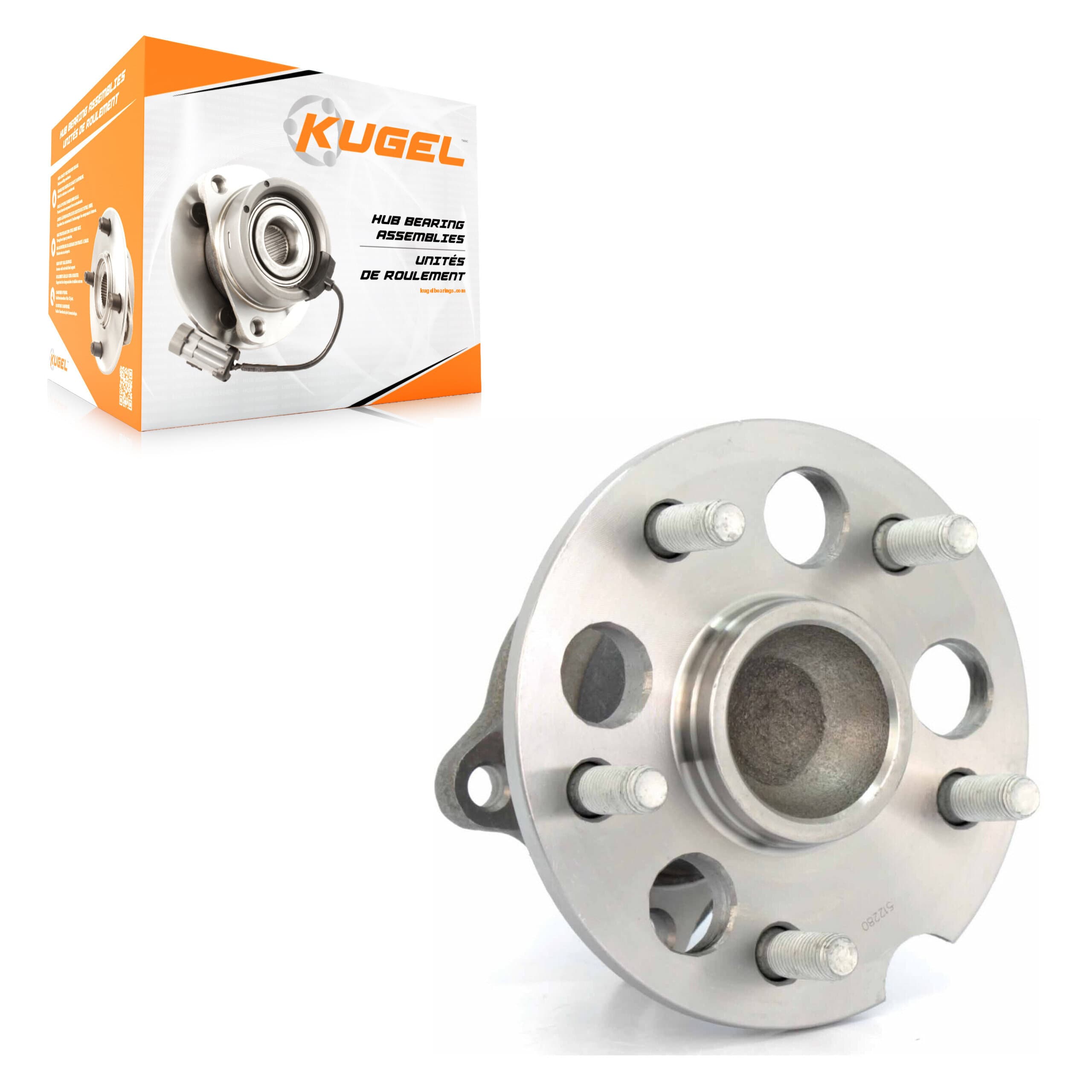 Kugel - 70-512280 - Rear Wheel Bearing and Hub Assembly image 1