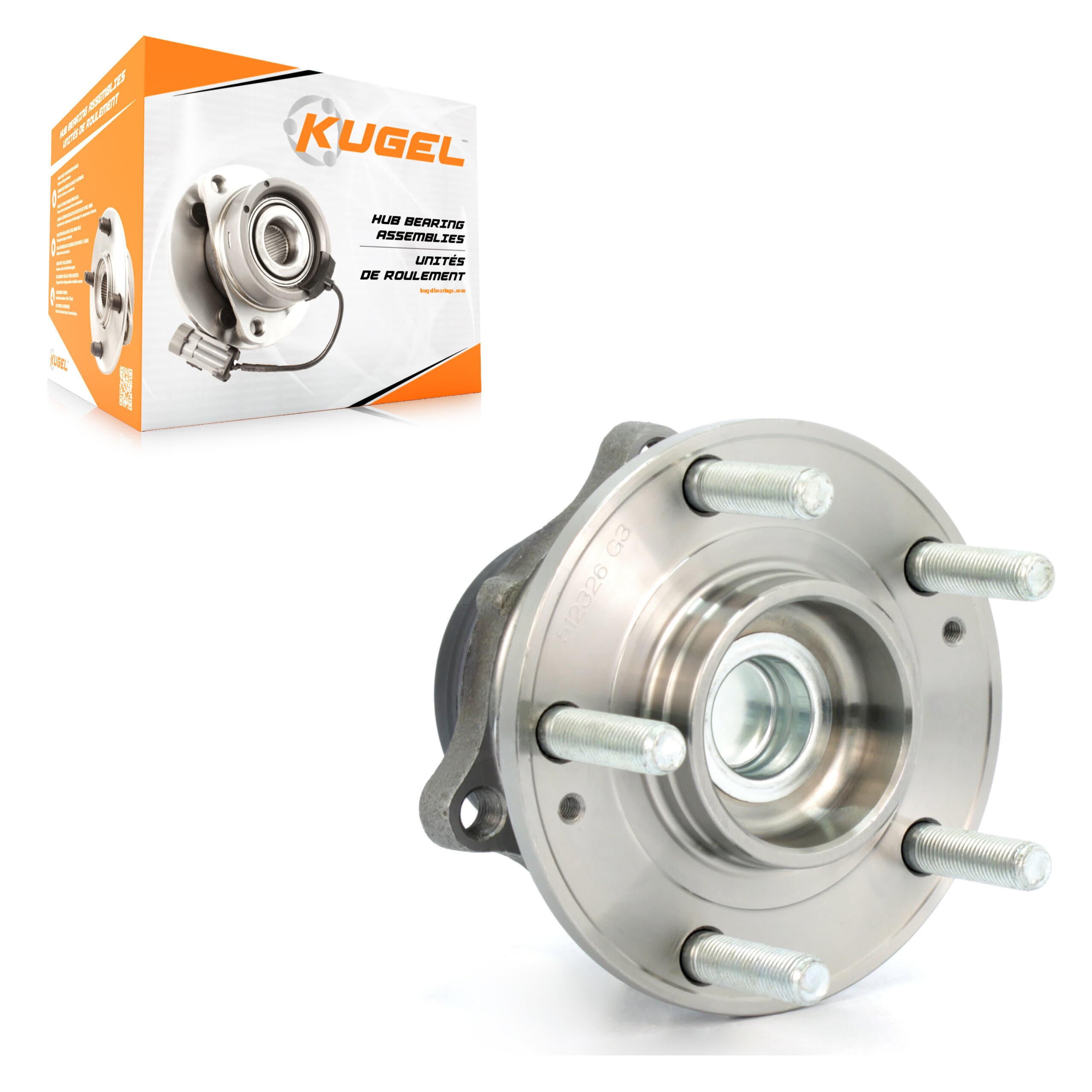 Kugel - 70-512326 - Rear Wheel Bearing and Hub Assembly image 1