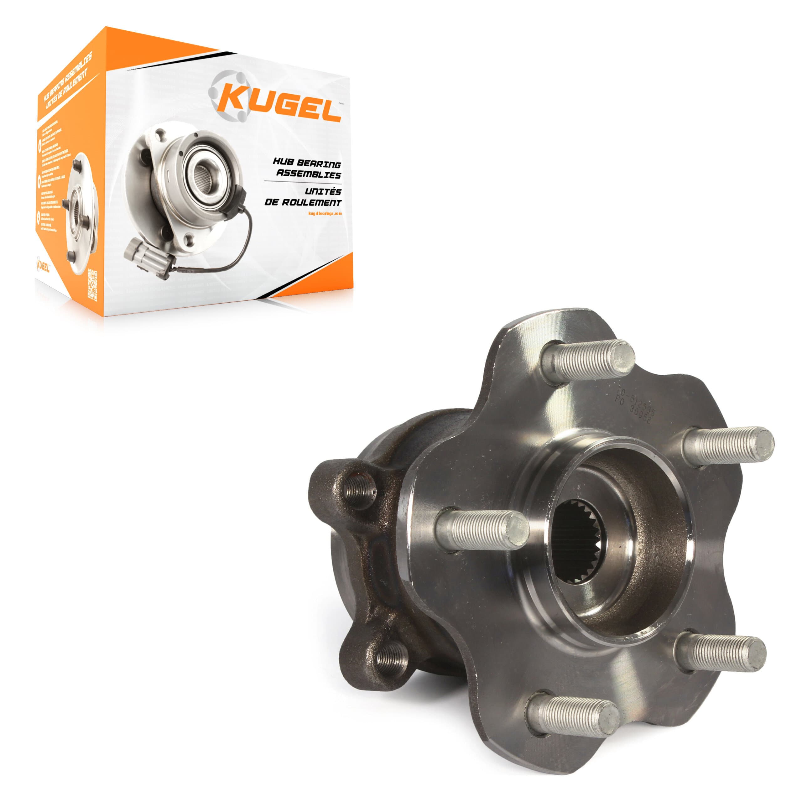 Kugel - 70-512535 - Rear Wheel Bearing and Hub Assembly image 1