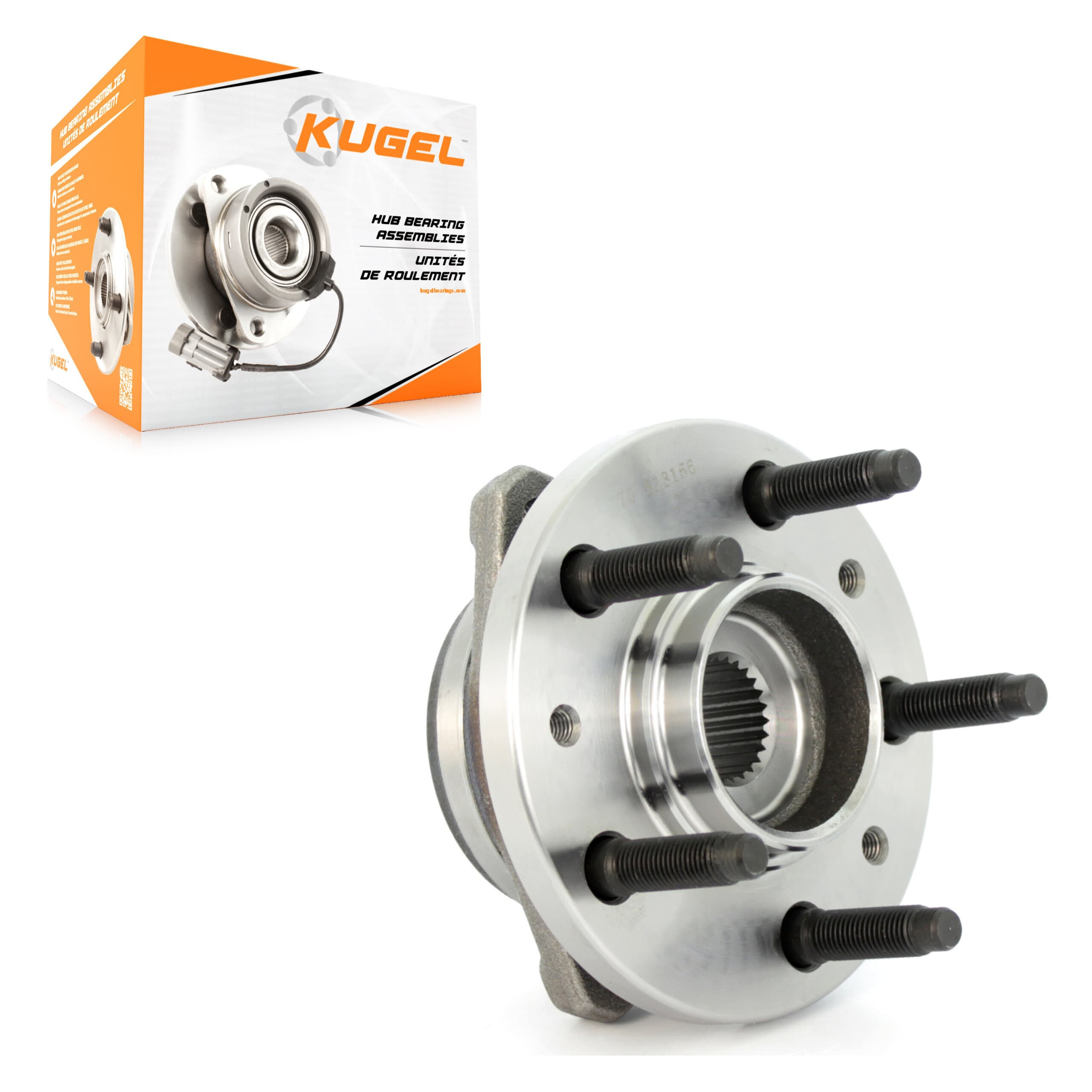 Kugel - 70-513156 - Front Wheel Bearing and Hub Assembly image 1