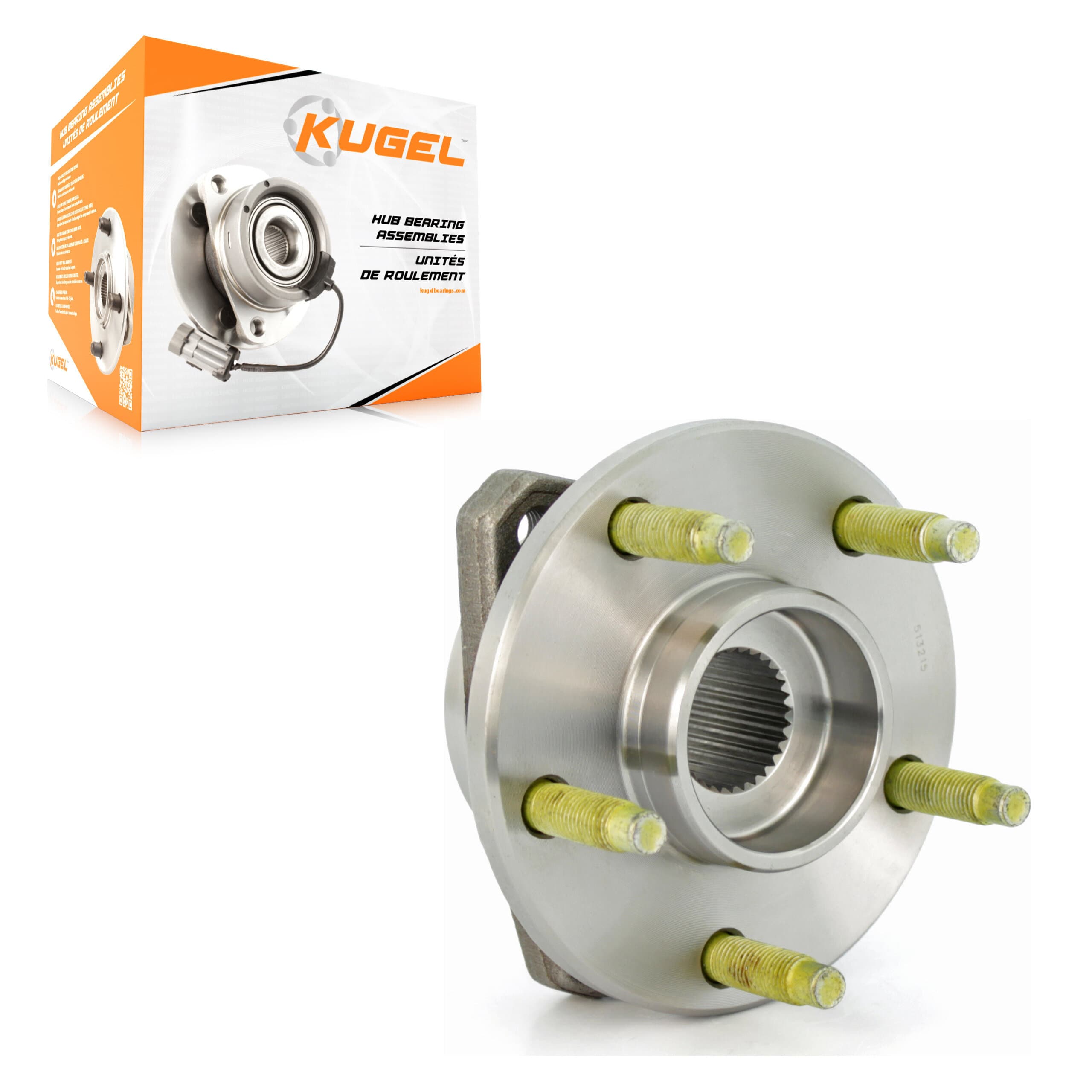 Kugel - 70-513215 - Front Wheel Bearing and Hub Assembly image 1