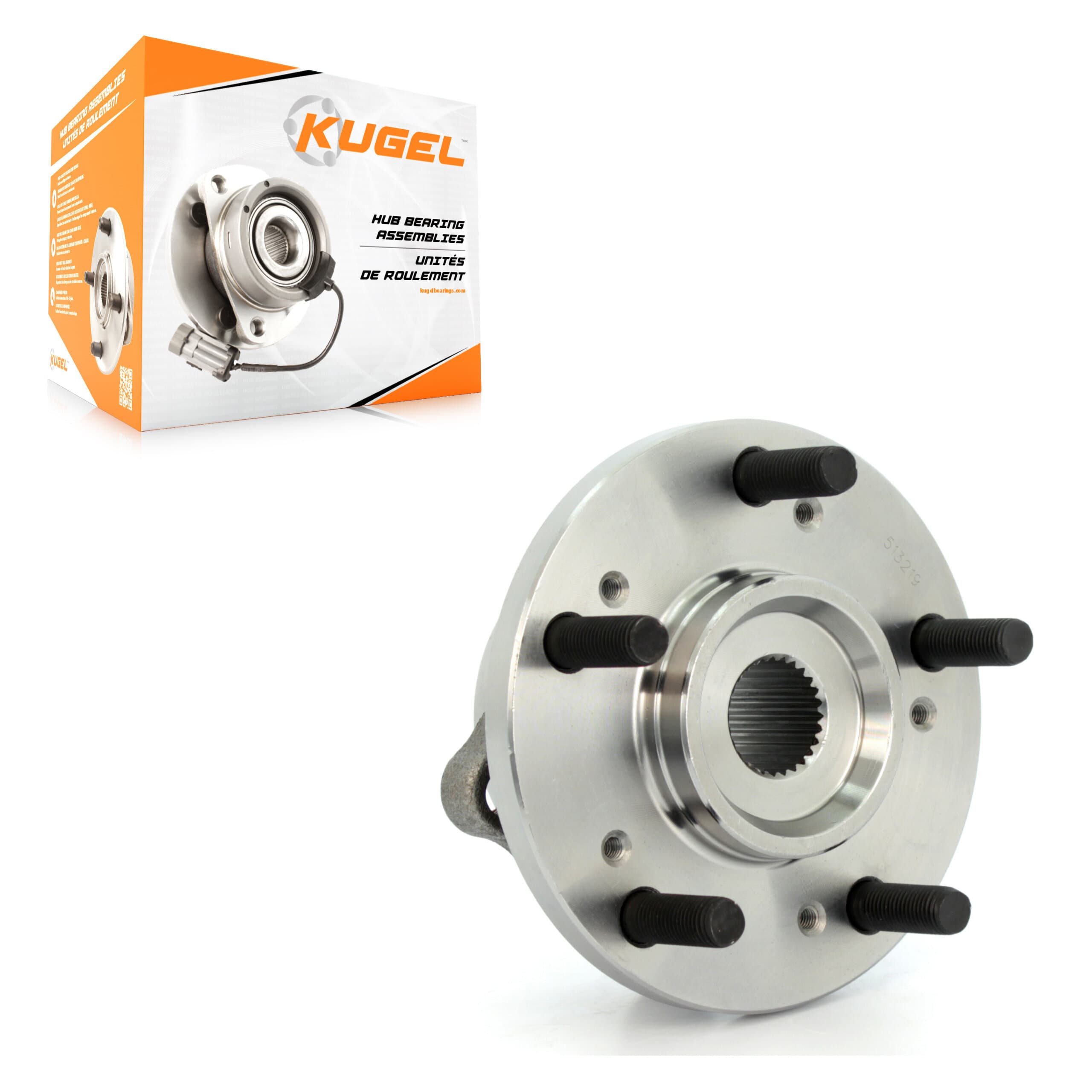 Kugel - 70-513219 - Front Wheel Bearing and Hub Assembly image 1