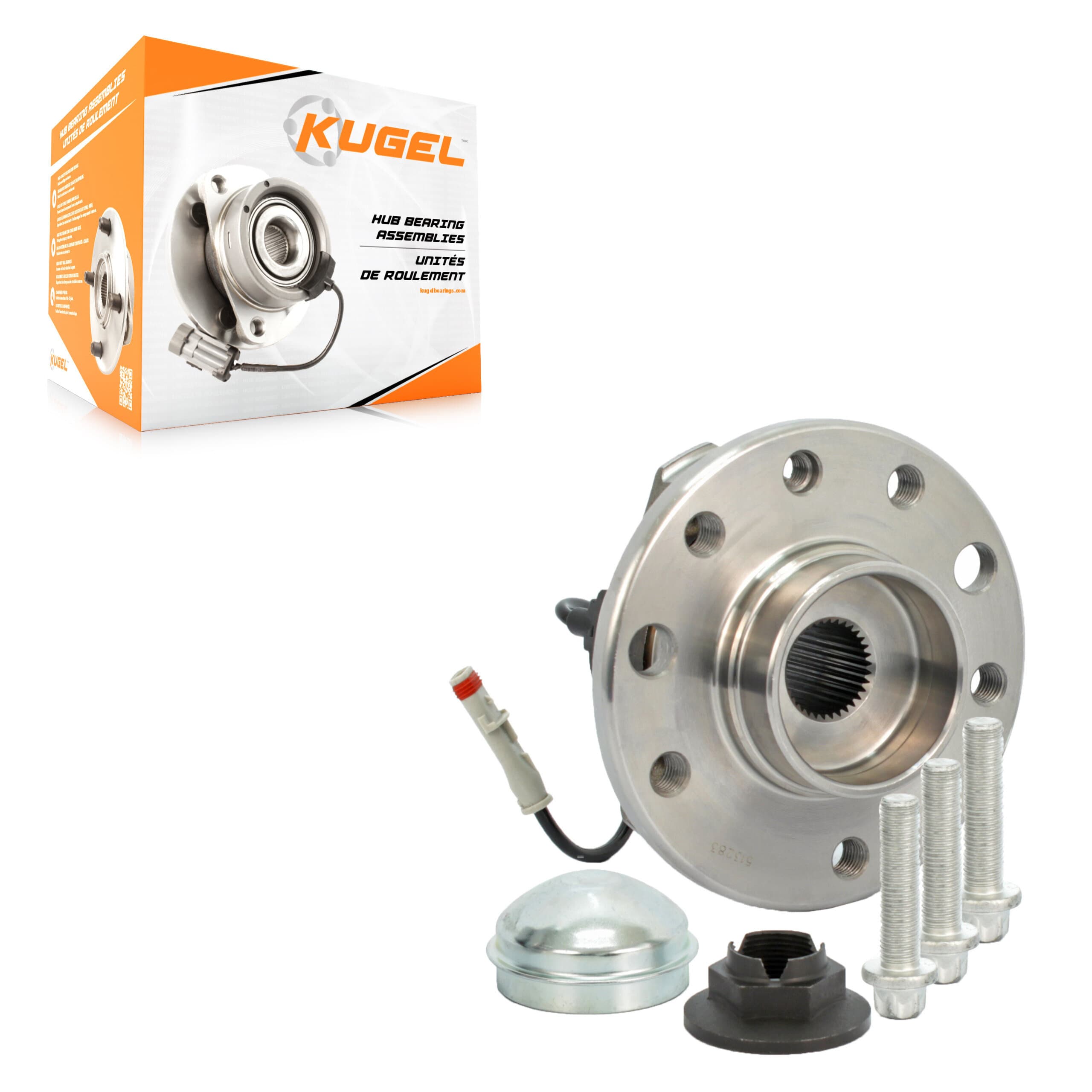 Kugel - 70-513283 - Front Wheel Bearing and Hub Assembly image 1