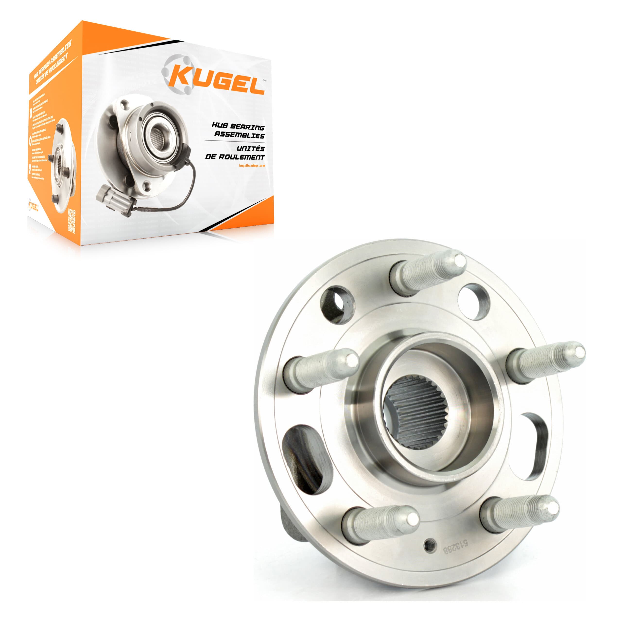 Kugel - 70-513288 - Front Wheel Bearing and Hub Assembly image 1