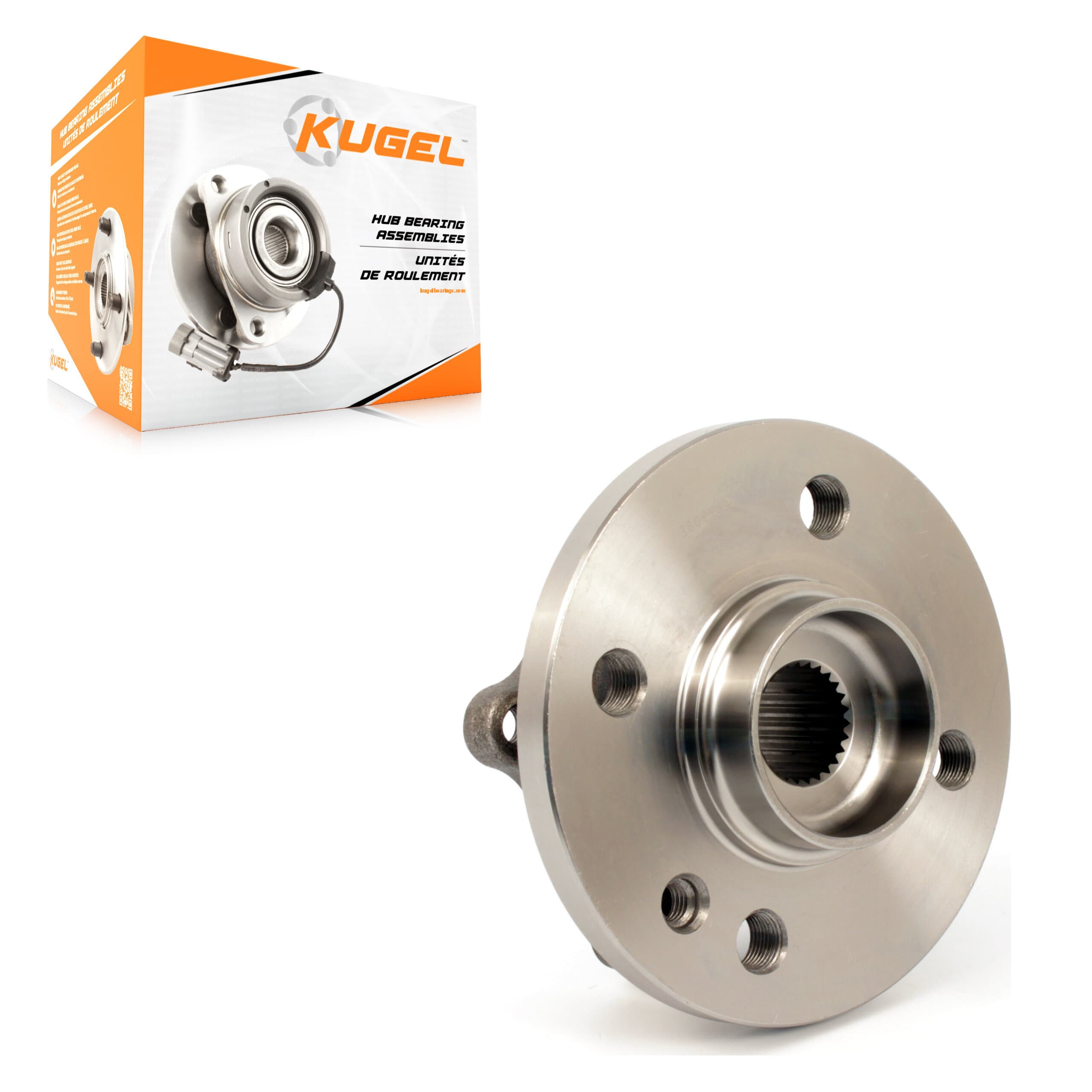 Kugel - 70-513309 - Front Wheel Bearing and Hub Assembly image 1