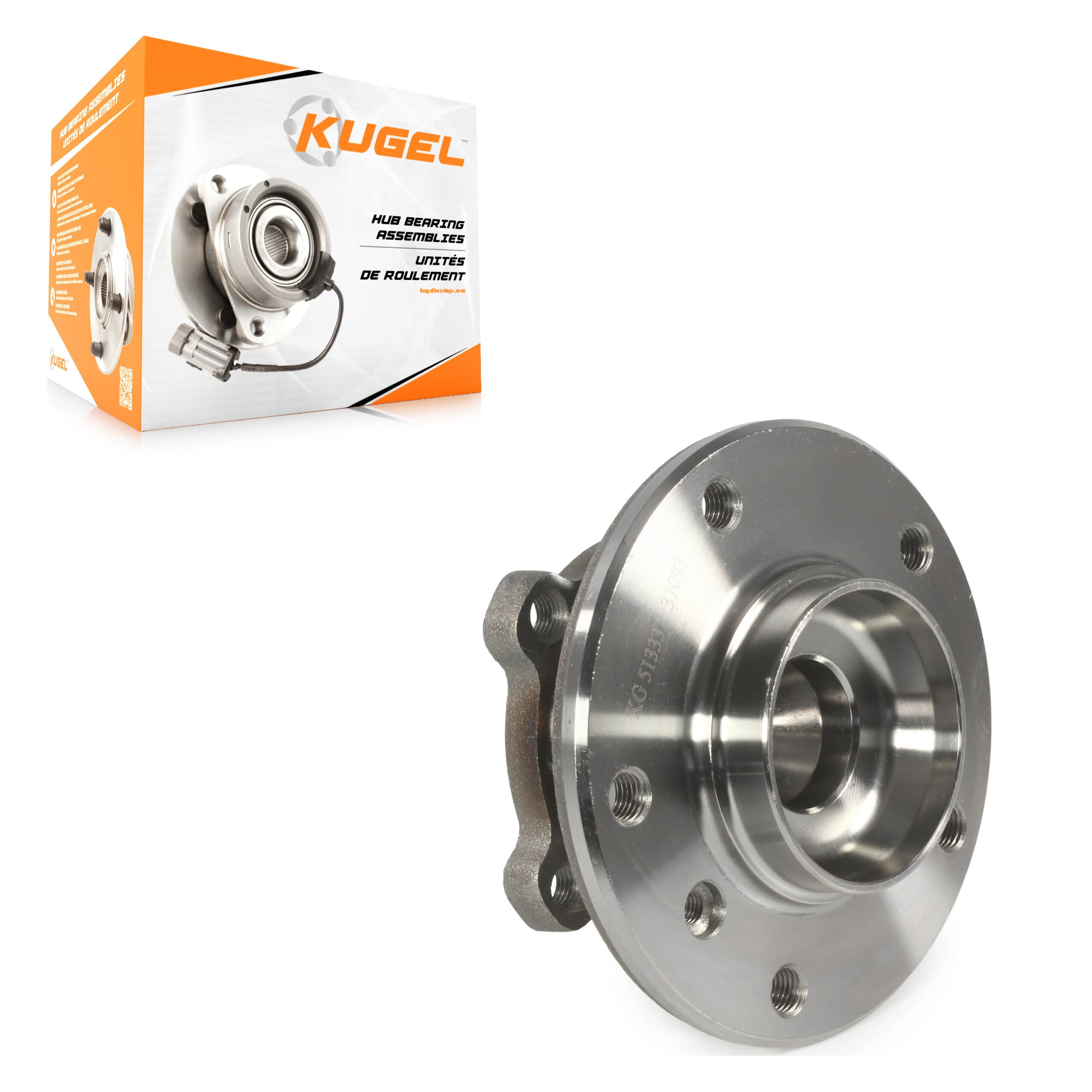 Kugel - 70-513332 - Front Wheel Bearing and Hub Assembly image 1