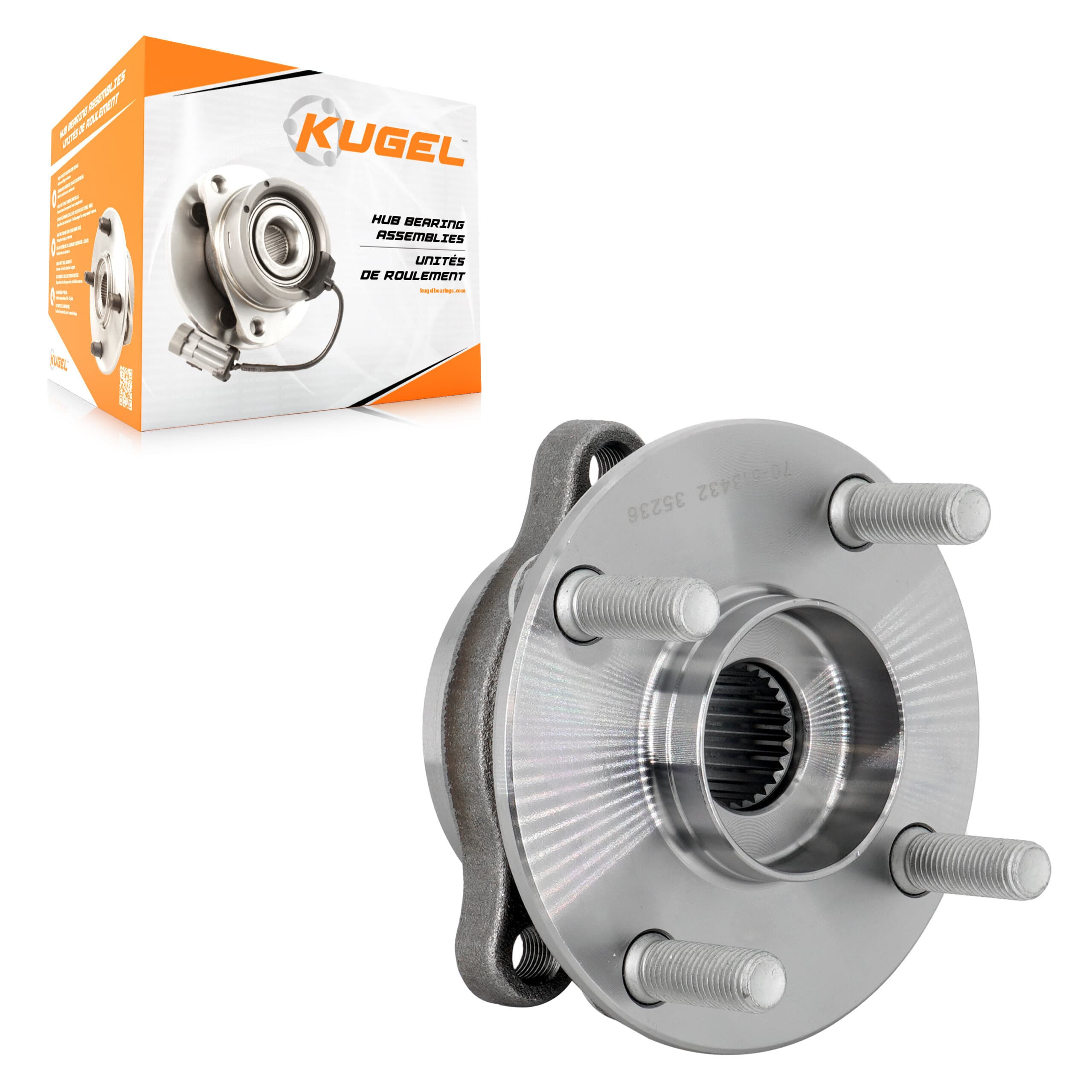 Kugel - 70-513432 - Front Wheel Bearing and Hub Assembly image 1