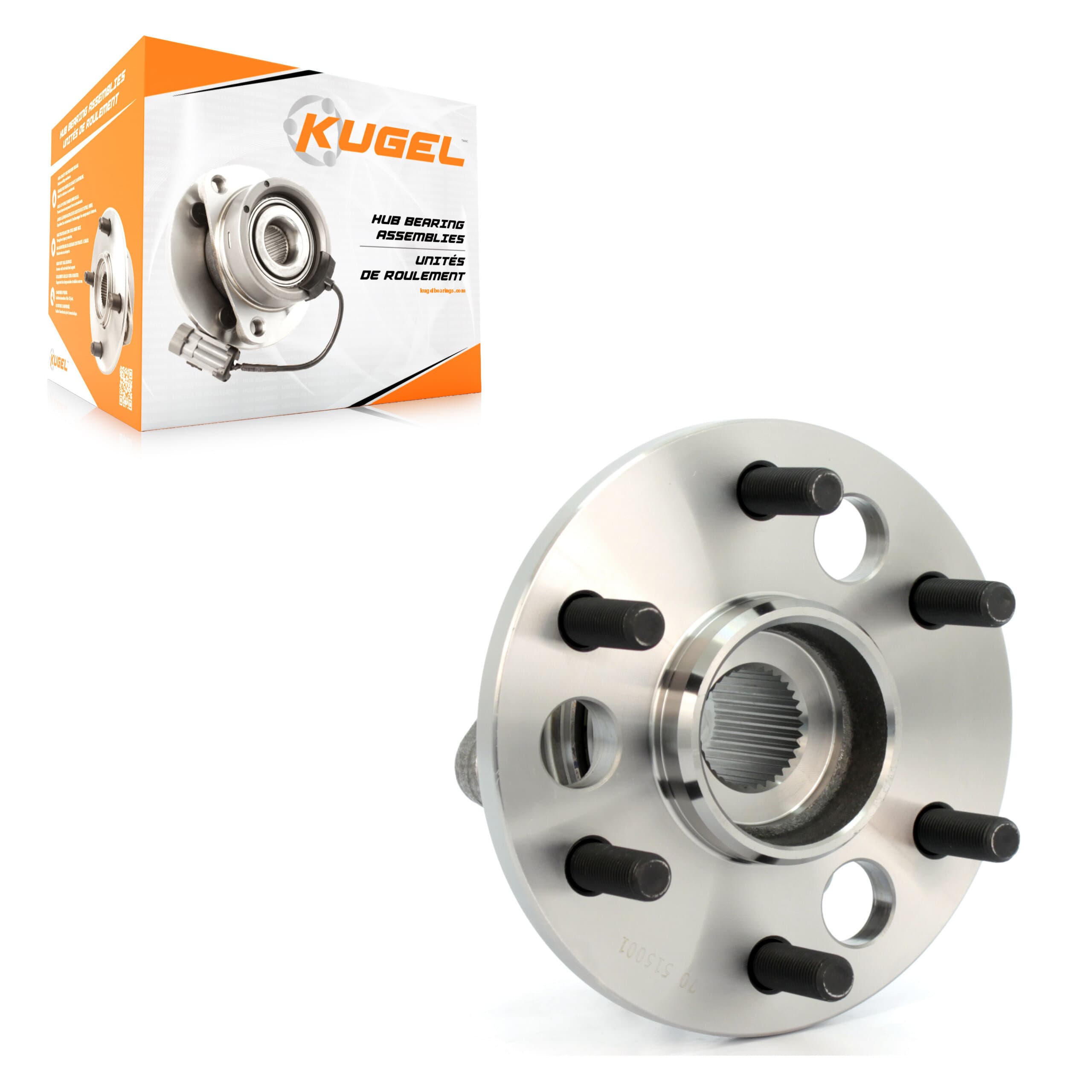 Kugel - 70-515001 - Front Wheel Bearing and Hub Assembly image 1