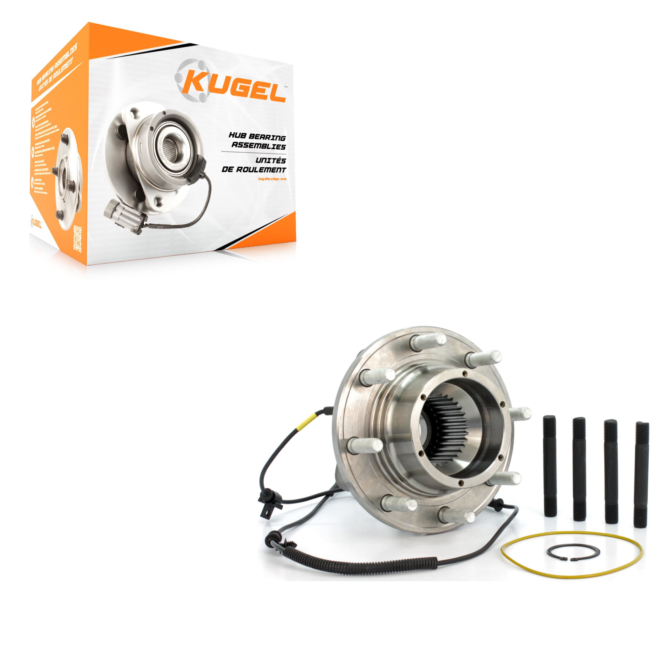 Kugel - 70-515082 - Front Wheel Bearing and Hub Assembly image 1