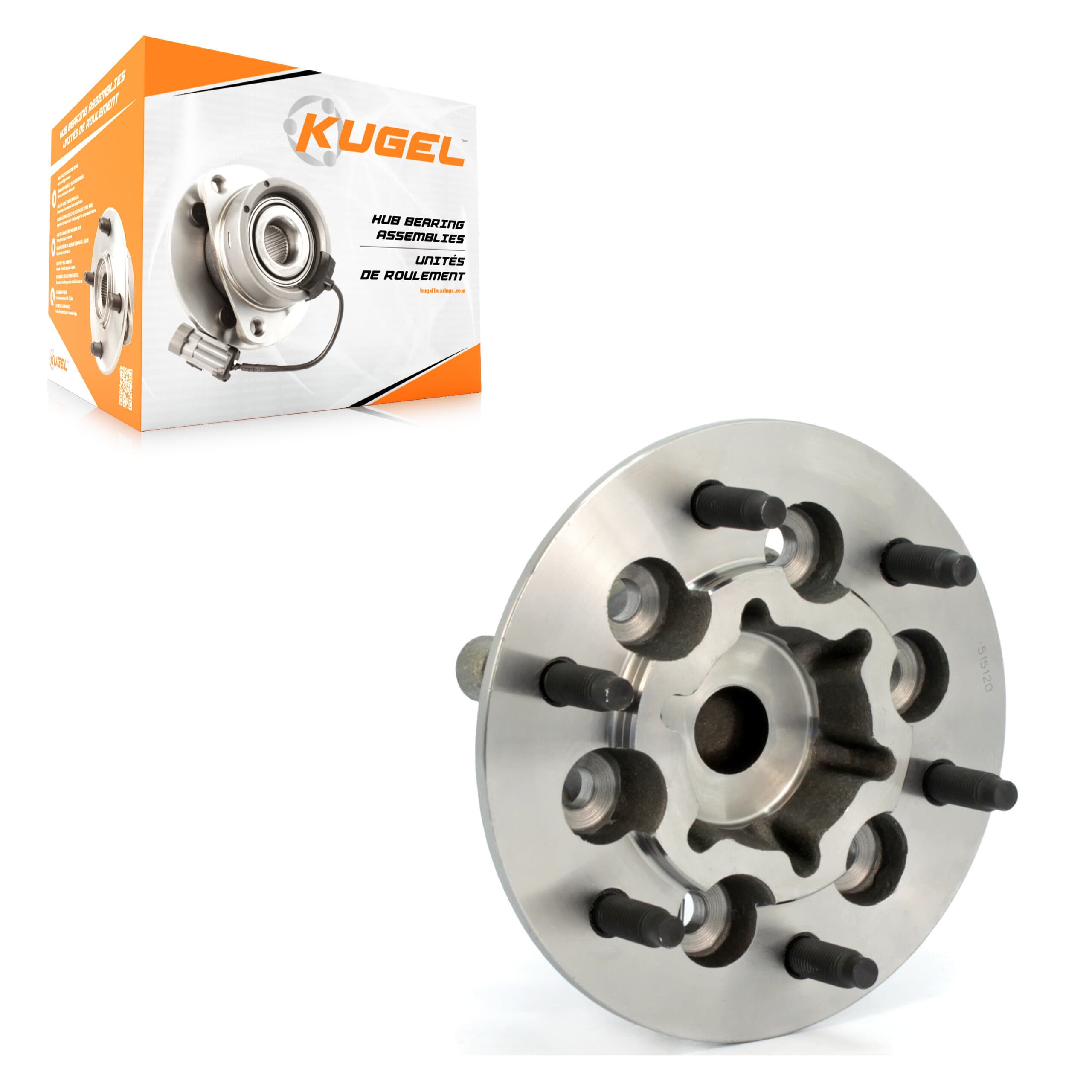 Kugel - 70-515120 - Front Wheel Bearing and Hub Assembly image 1