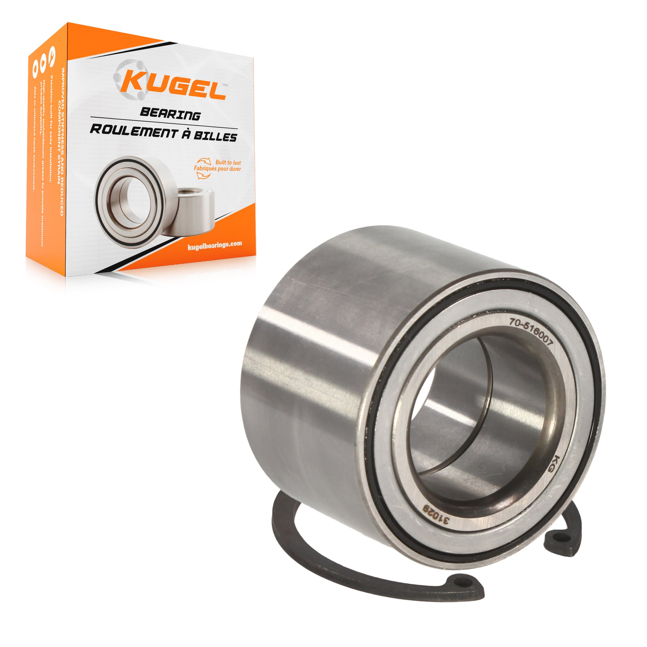 Kugel - 70-516007 - Rear Wheel Bearing and Race Set image 1