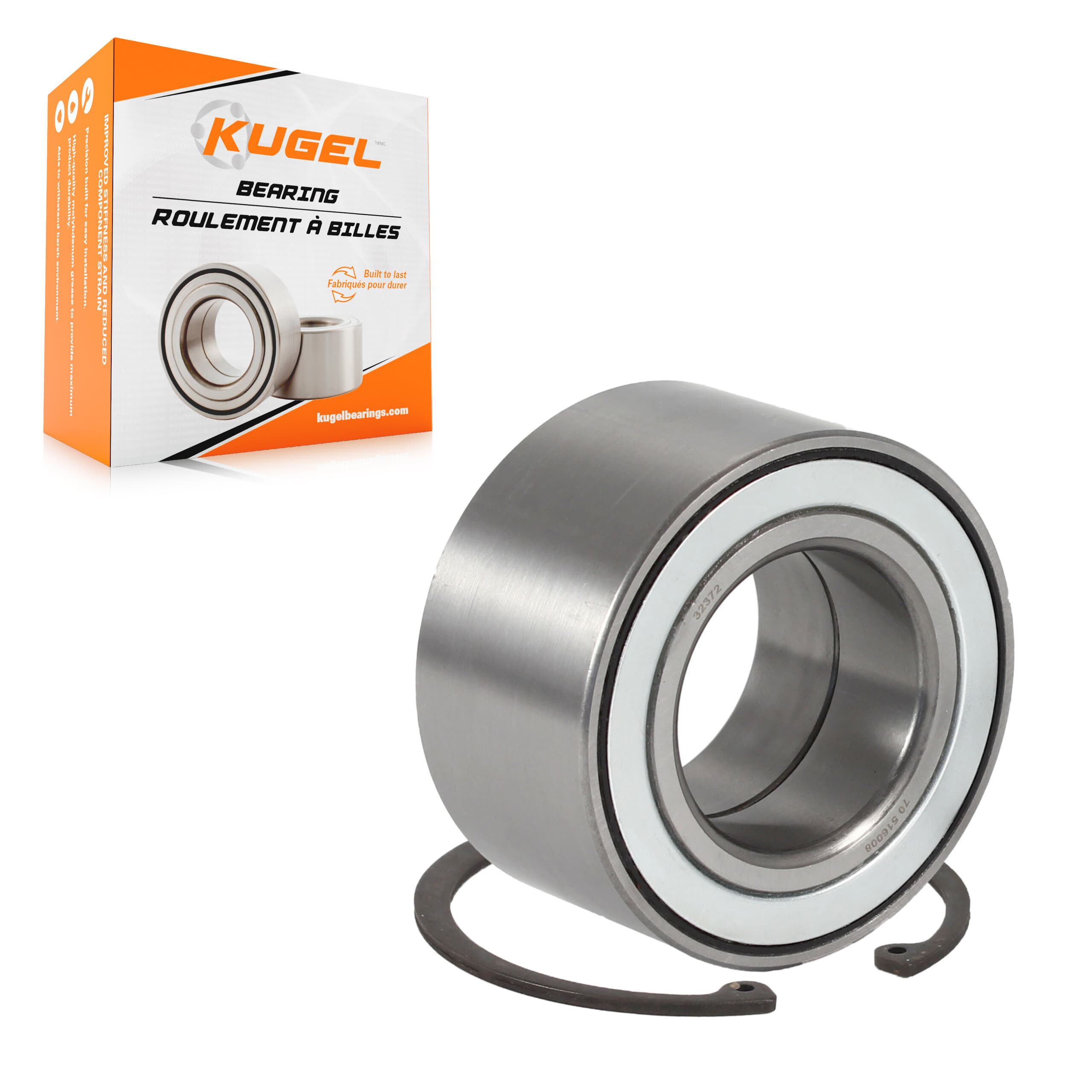 Kugel - 70-516008 - Rear Wheel Bearing and Race Set image 1