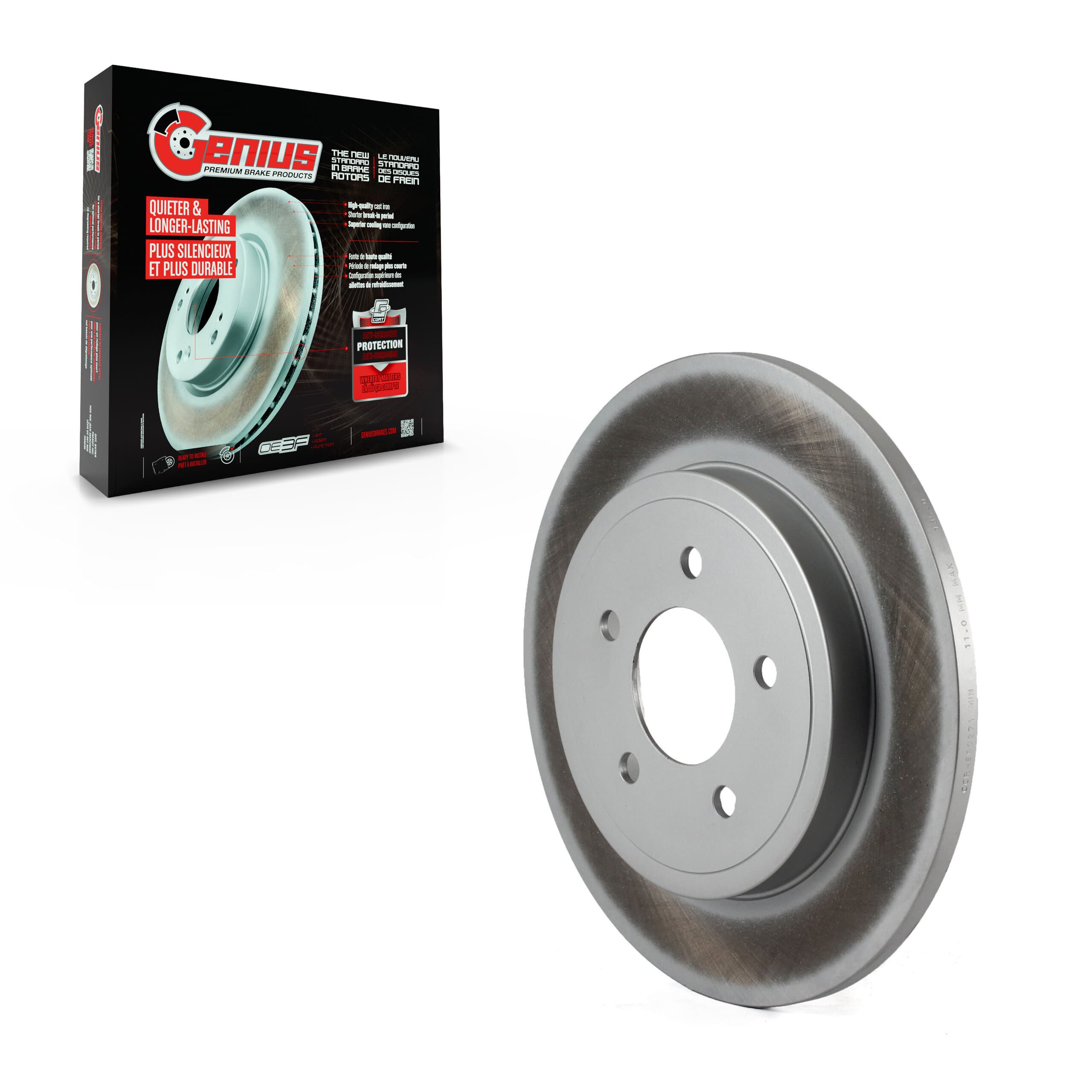 Genius - GCR-680271 - Rear Disc Brake Rotor image 1