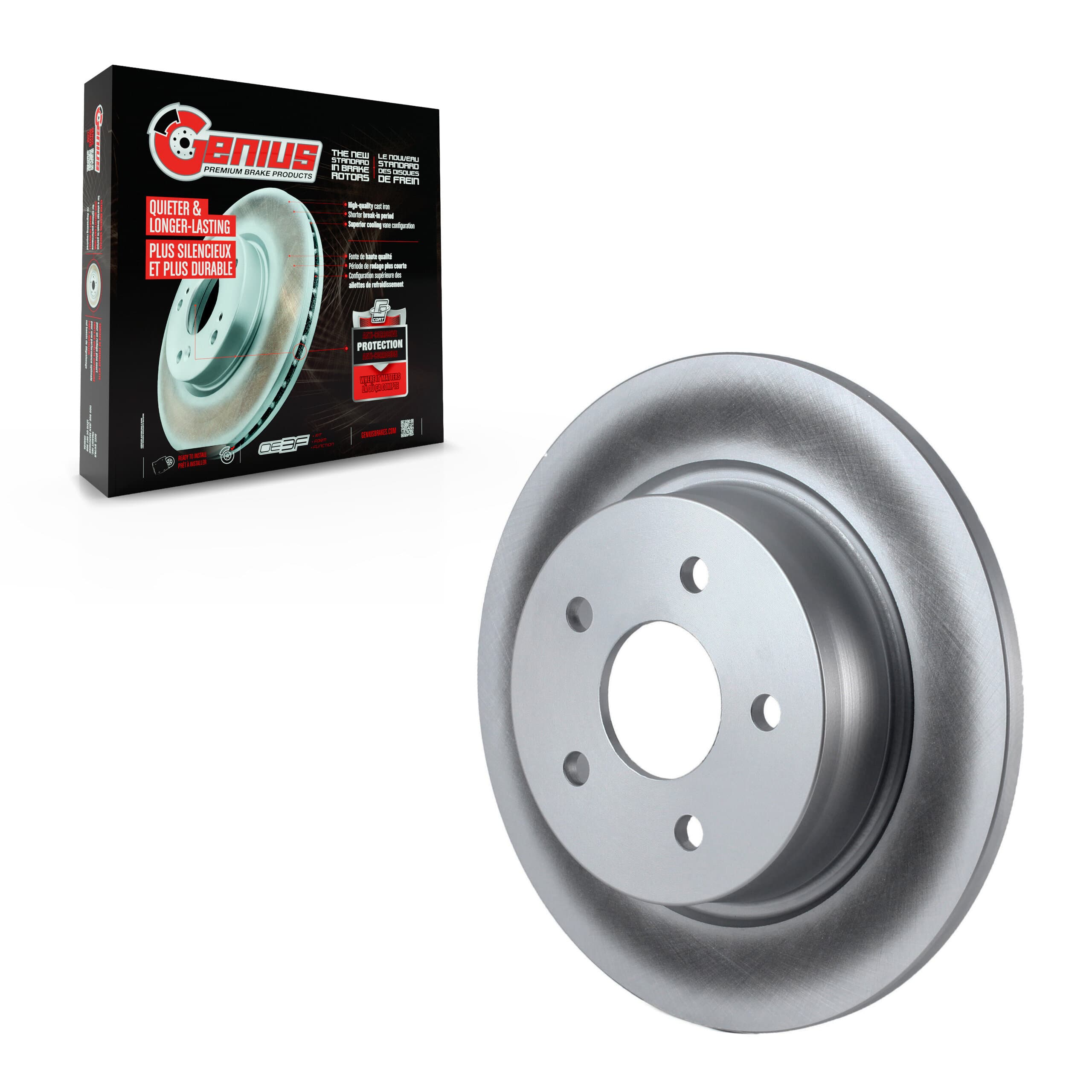 Genius - GCR-680999 - Rear Disc Brake Rotor image 1