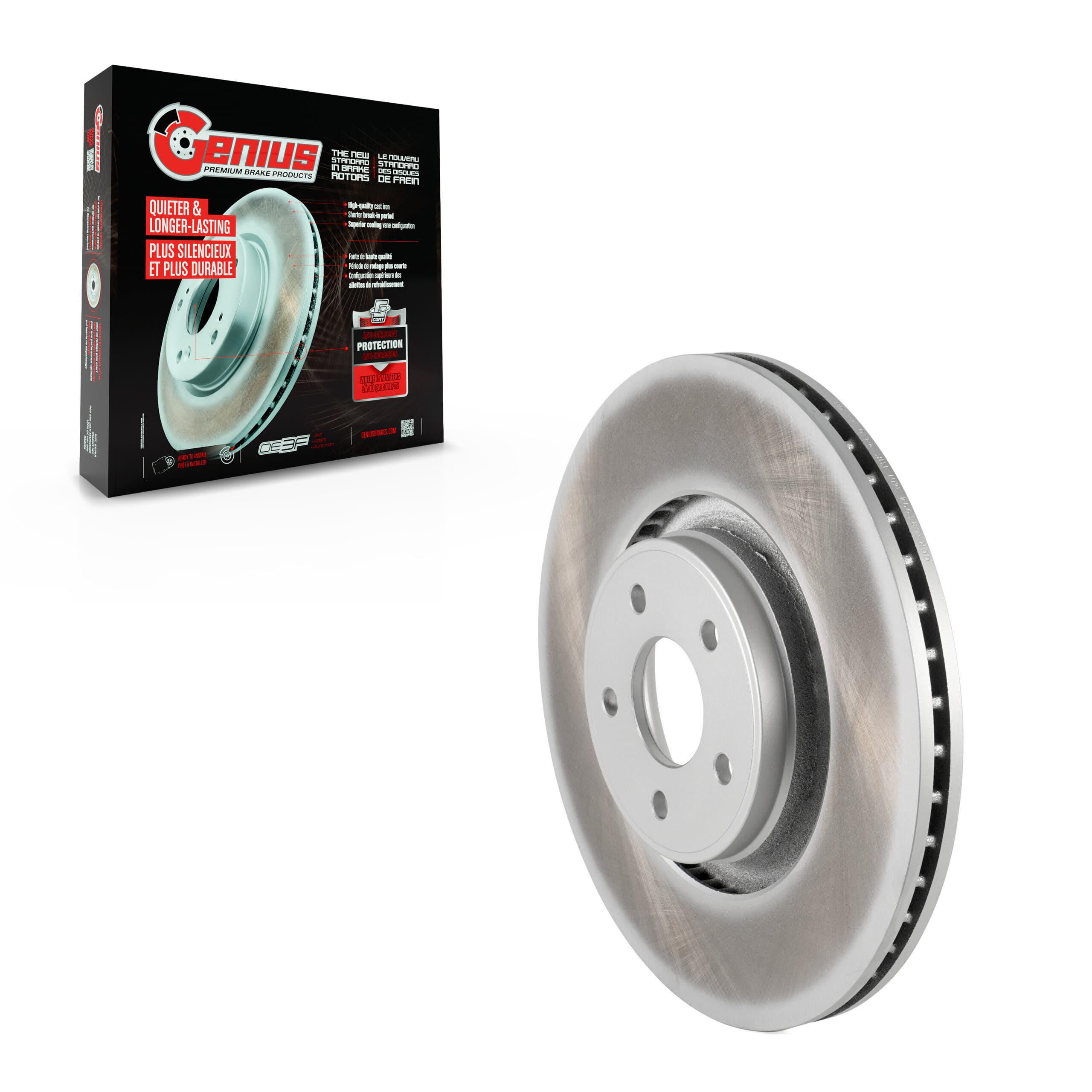 Genius - GCR-681994 - Front Disc Brake Rotor image 1