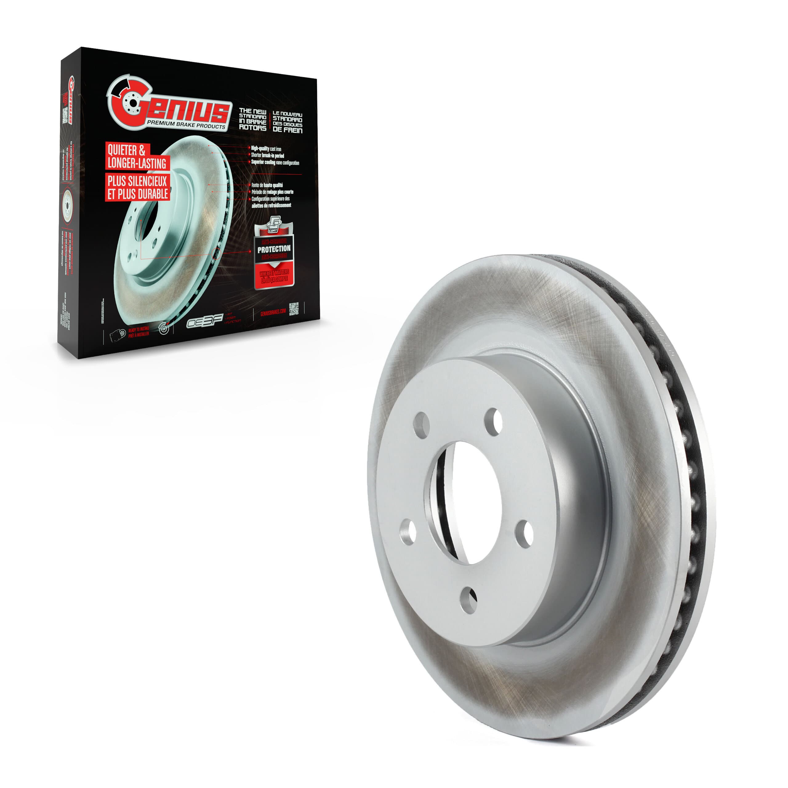 Genius - GCR-780036 - Front Disc Brake Rotor image 1