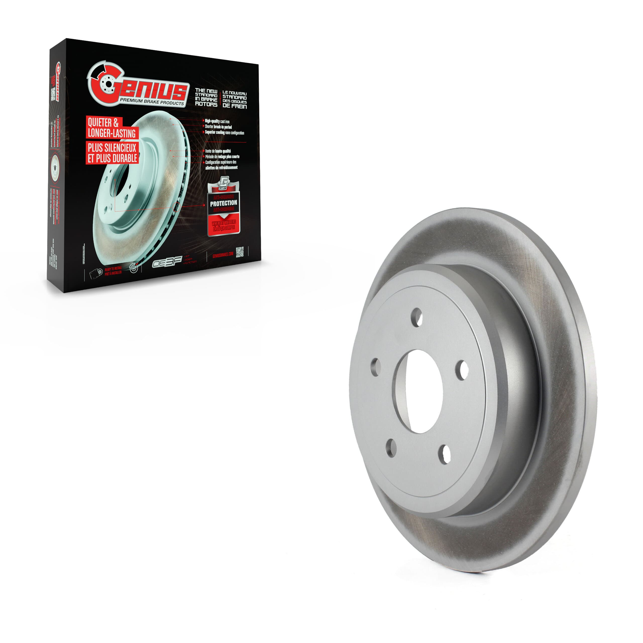 Genius - GCR-780296 - Rear Disc Brake Rotor image 1