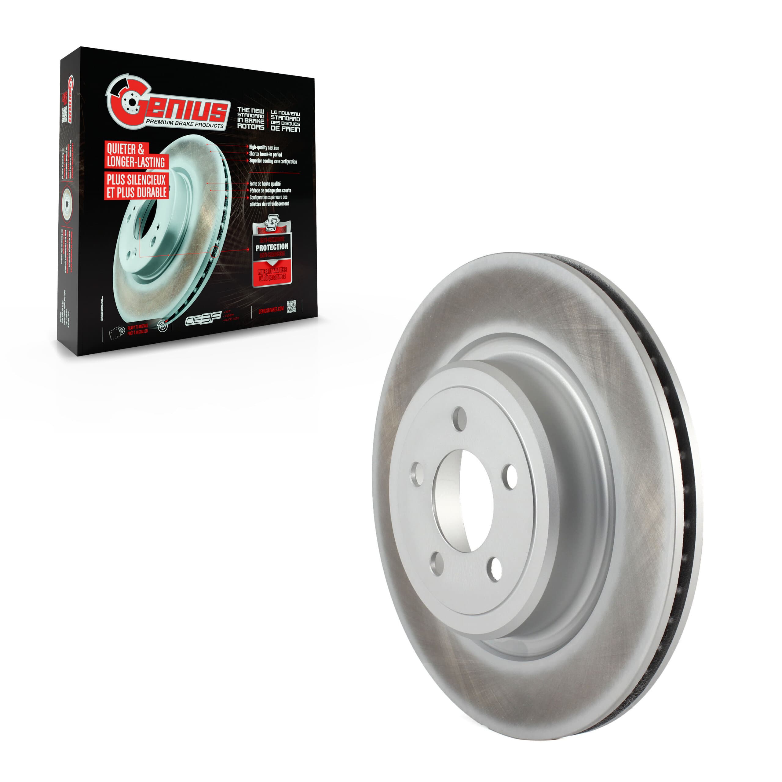 Genius - GCR-780395 - Rear Disc Brake Rotor image 1