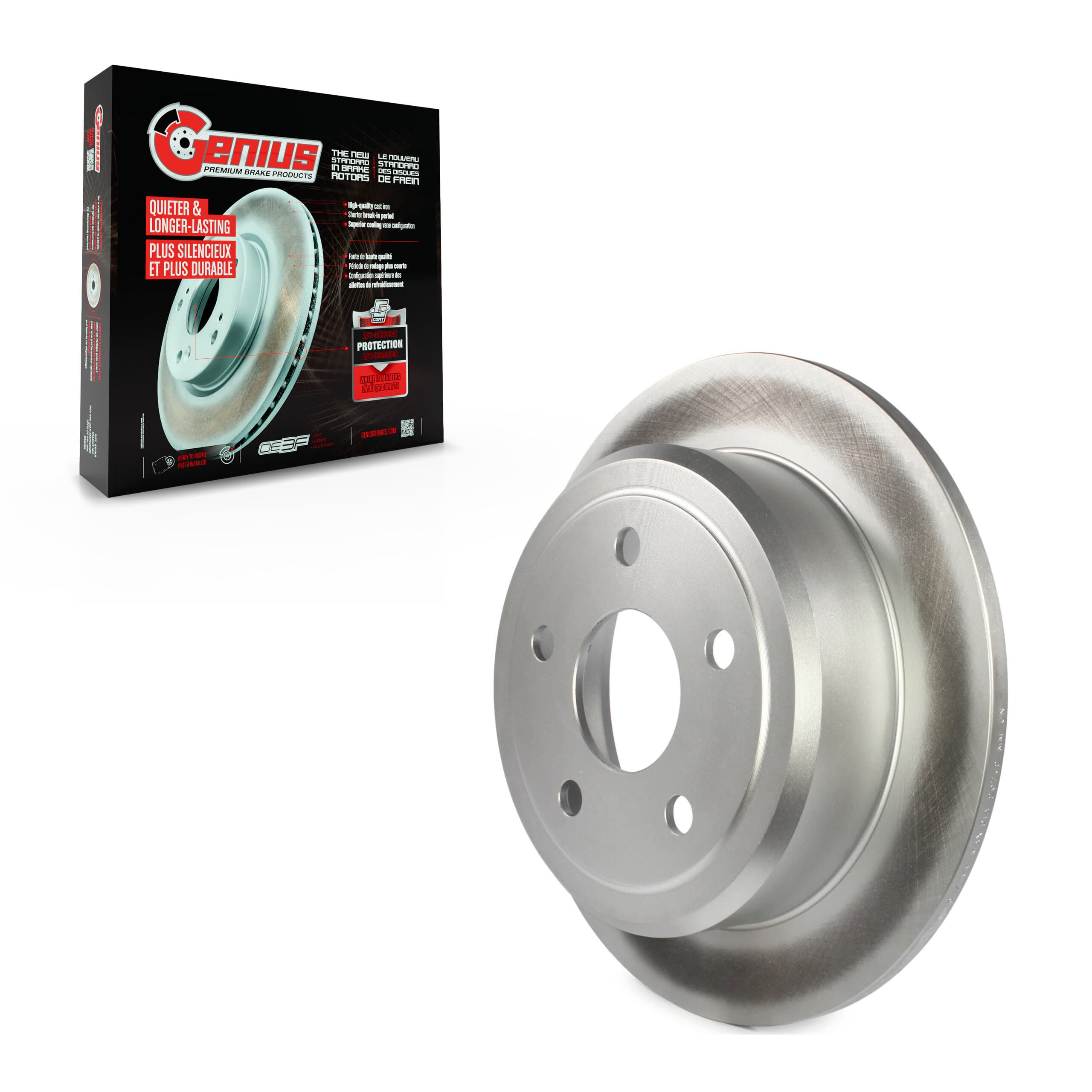 Genius - GCR-780519 - Rear Disc Brake Rotor image 1