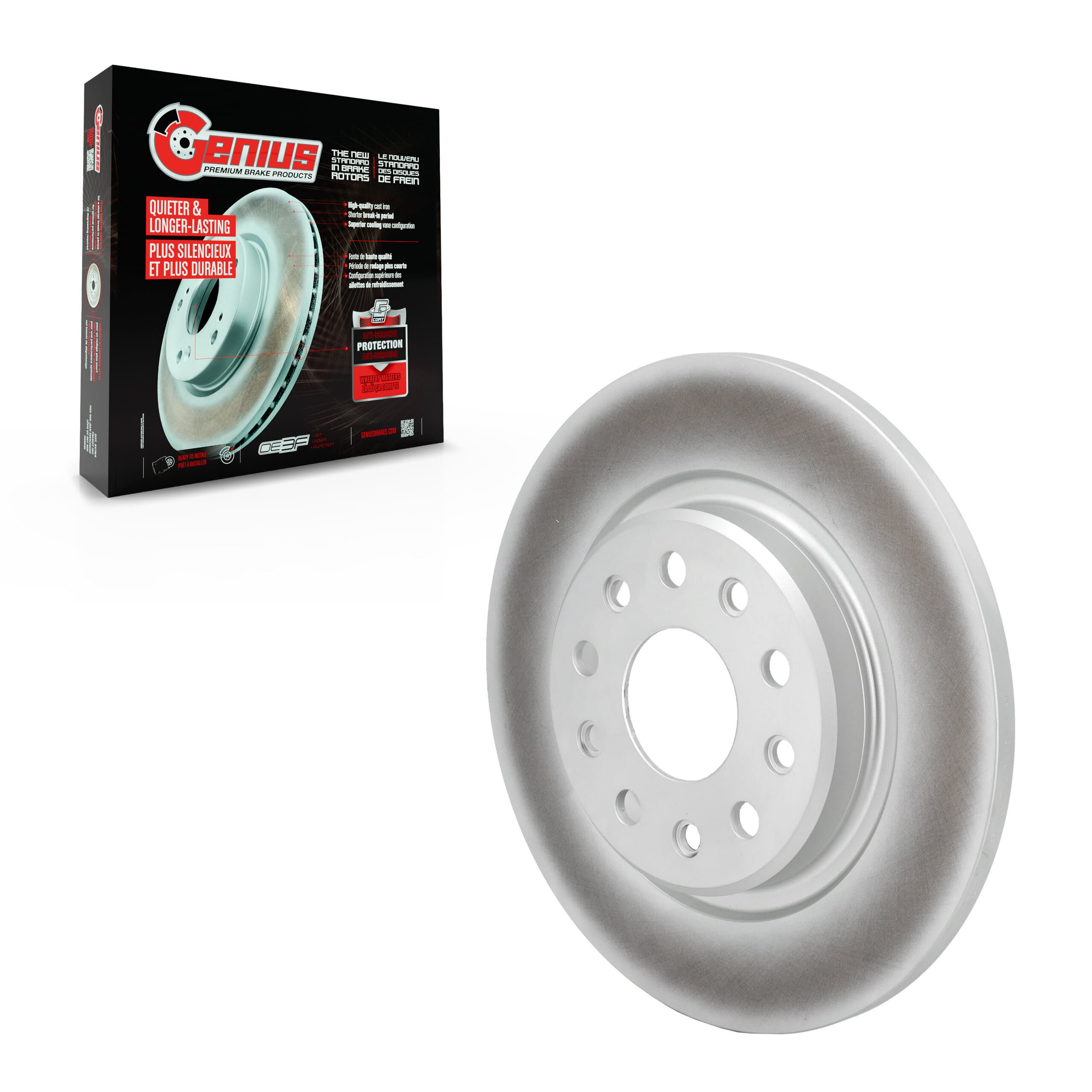 Genius - GCR-782869 - Rear Disc Brake Rotor image 1