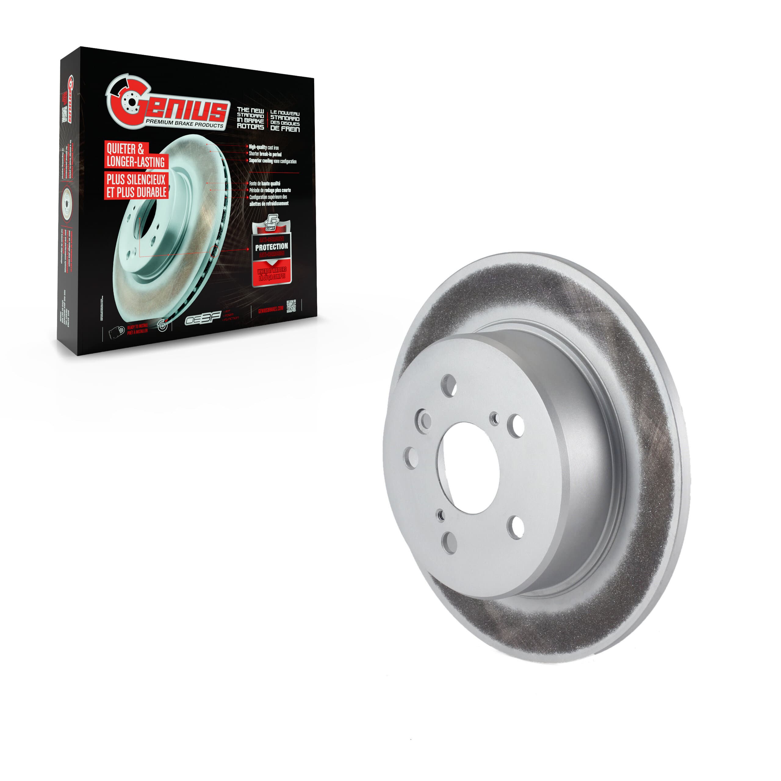 Genius - GCR-96819 - Rear Disc Brake Rotor image 1