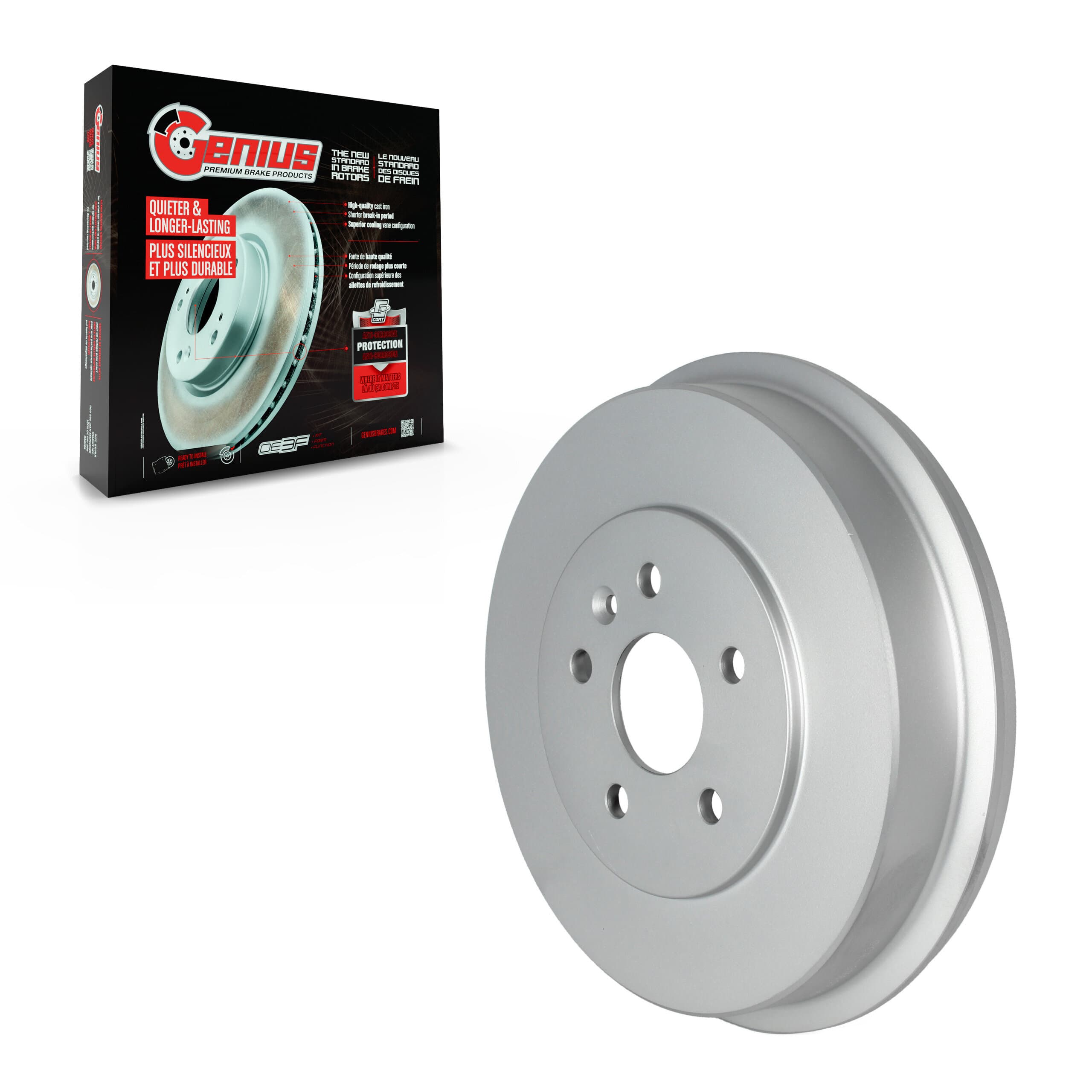 Genius - GCR-97812 - Rear Brake Drum image 1