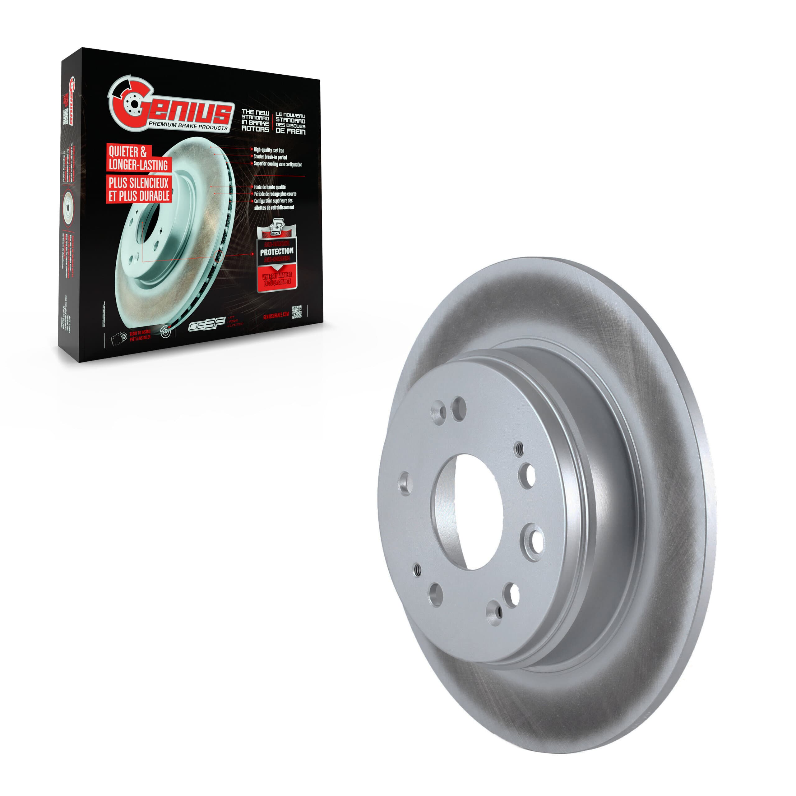 Genius - GCR-980071 - Rear Disc Brake Rotor image 1