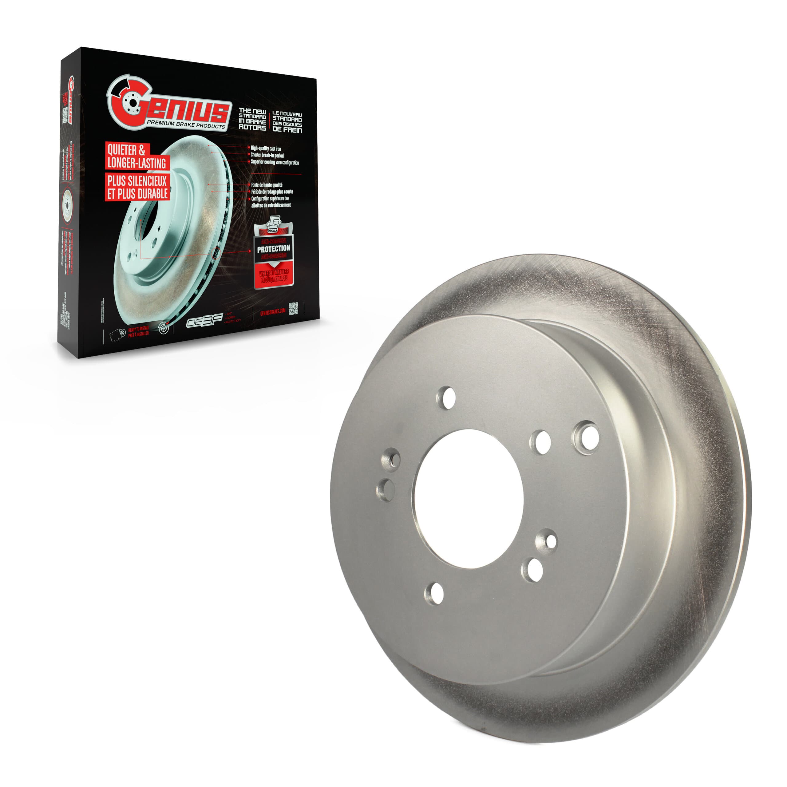 Genius - GCR-980087 - Rear Disc Brake Rotor image 1