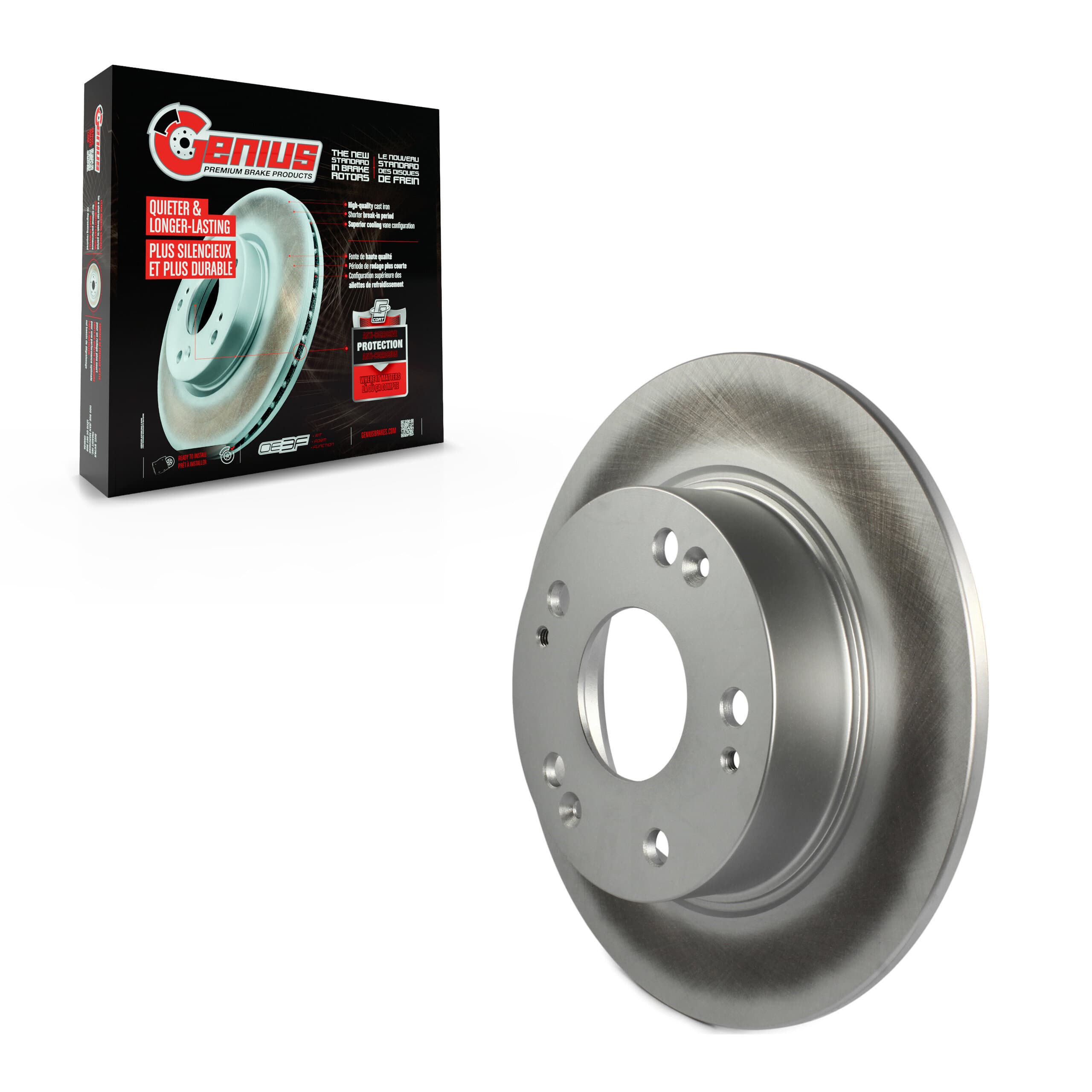 Genius - GCR-980138 - Rear Disc Brake Rotor image 1