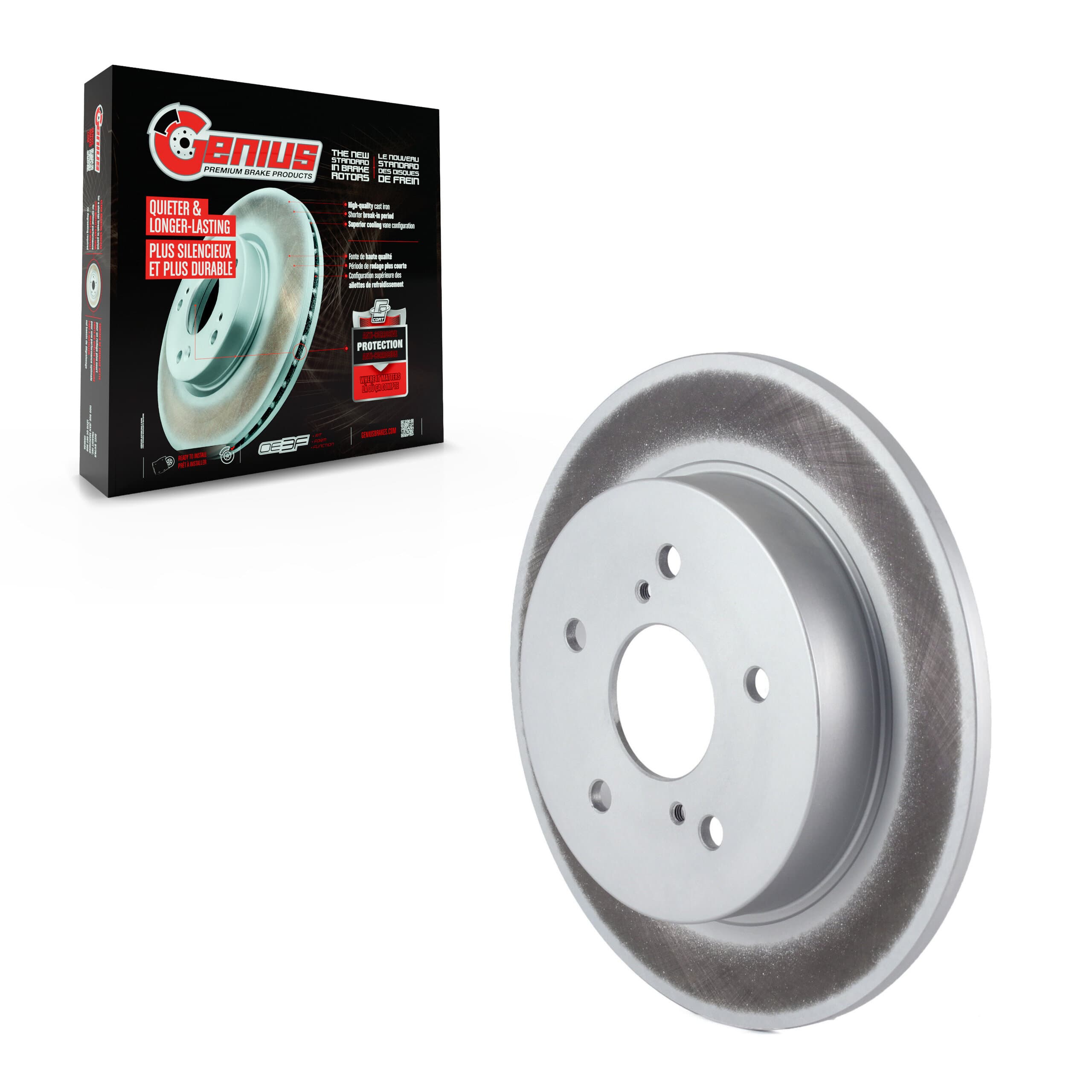 Genius - GCR-980610 - Rear Disc Brake Rotor image 1