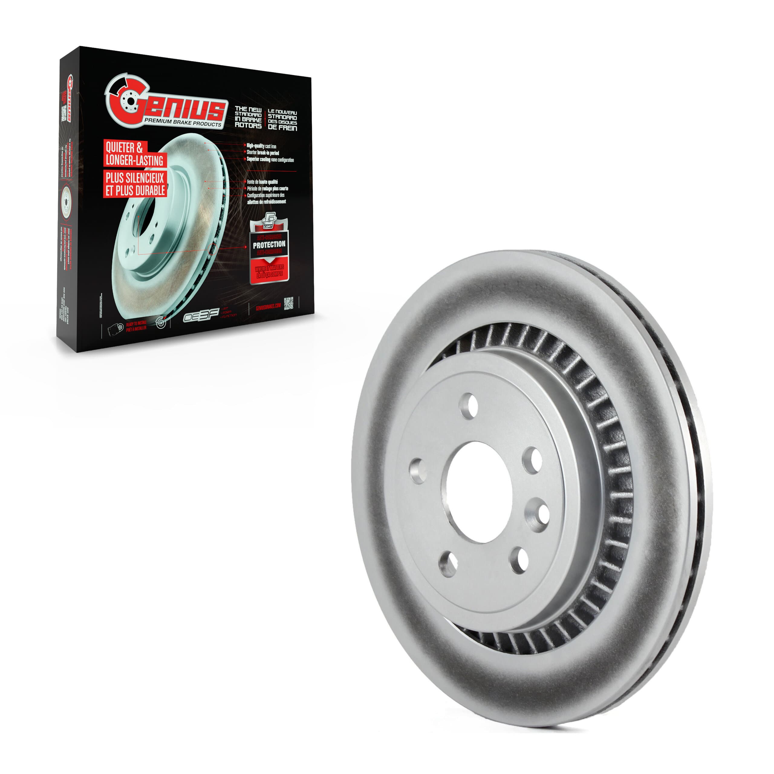 Genius - GCR-980778 - Rear Disc Brake Rotor image 1