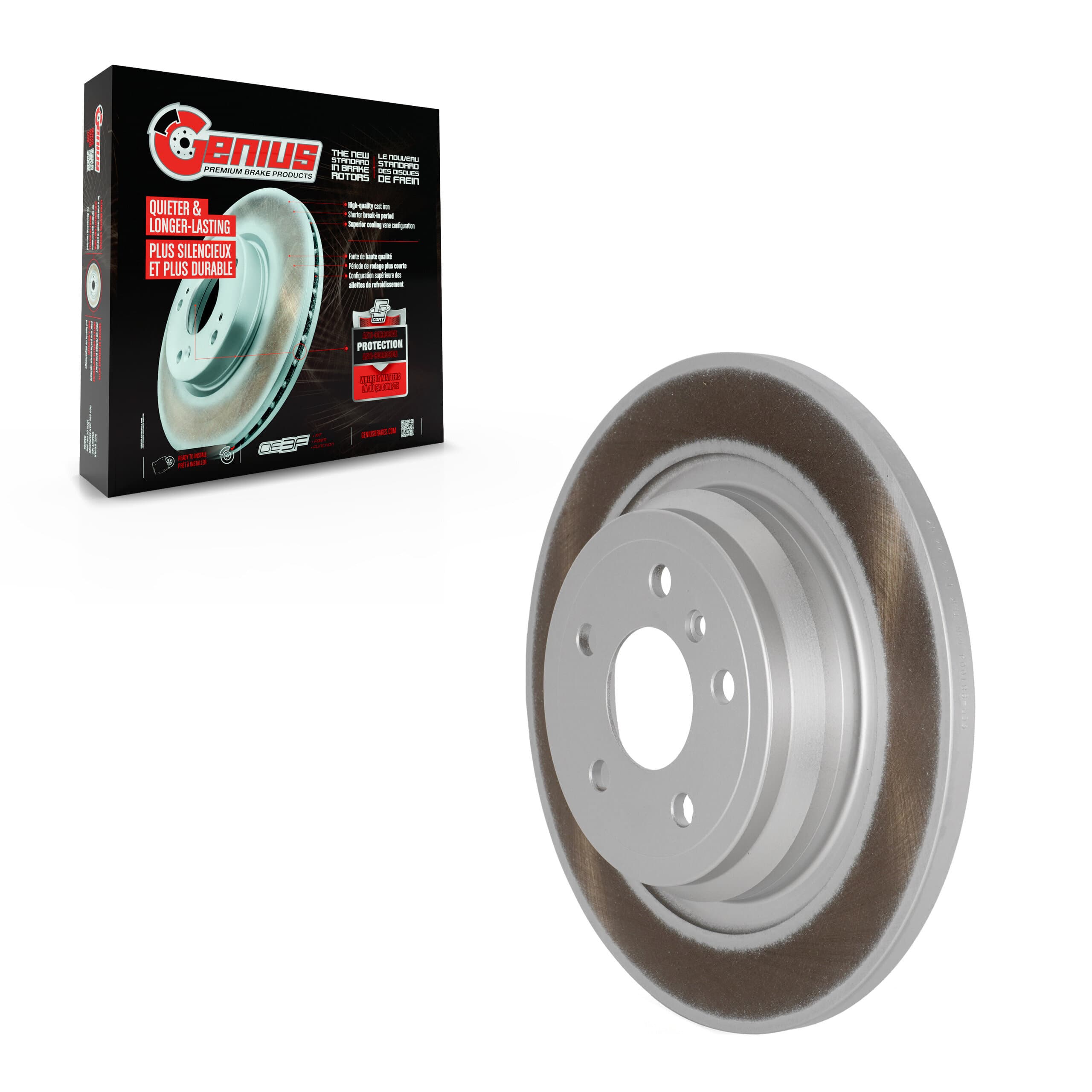 Genius - GCR-981004 - Rear Disc Brake Rotor image 1