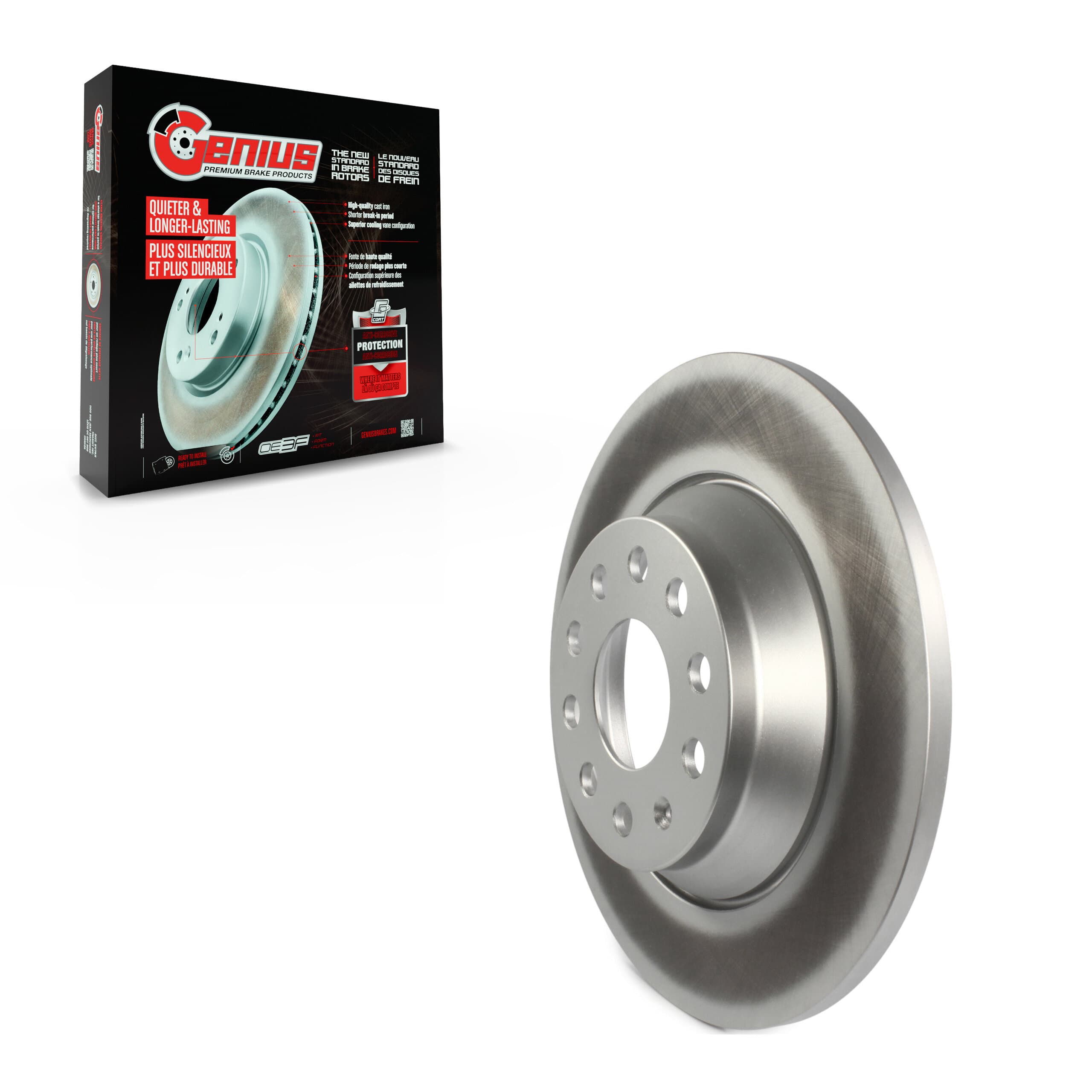 Genius - GCR-981786 - Rear Disc Brake Rotor image 1
