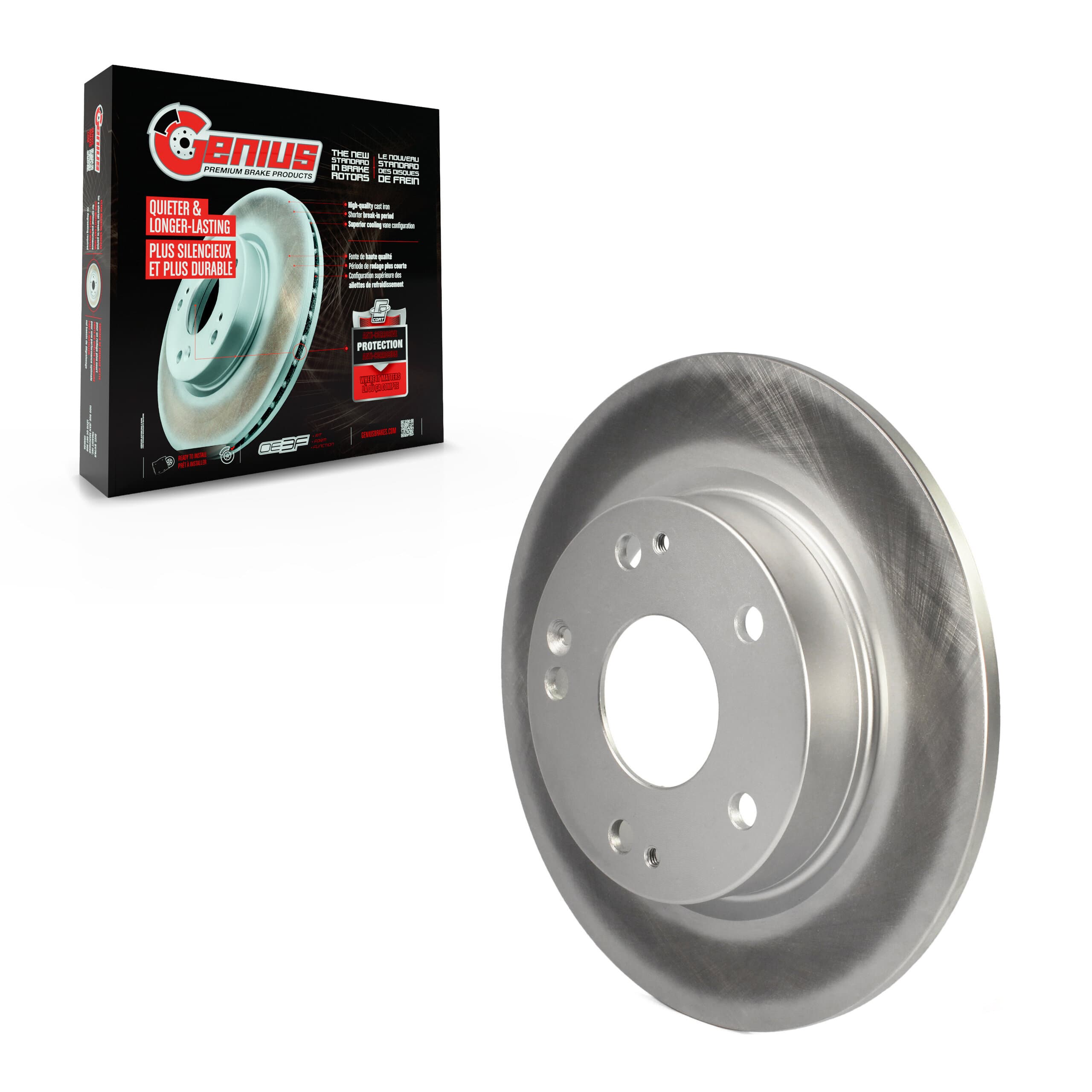 Genius - GCR-982073 - Rear Disc Brake Rotor image 1