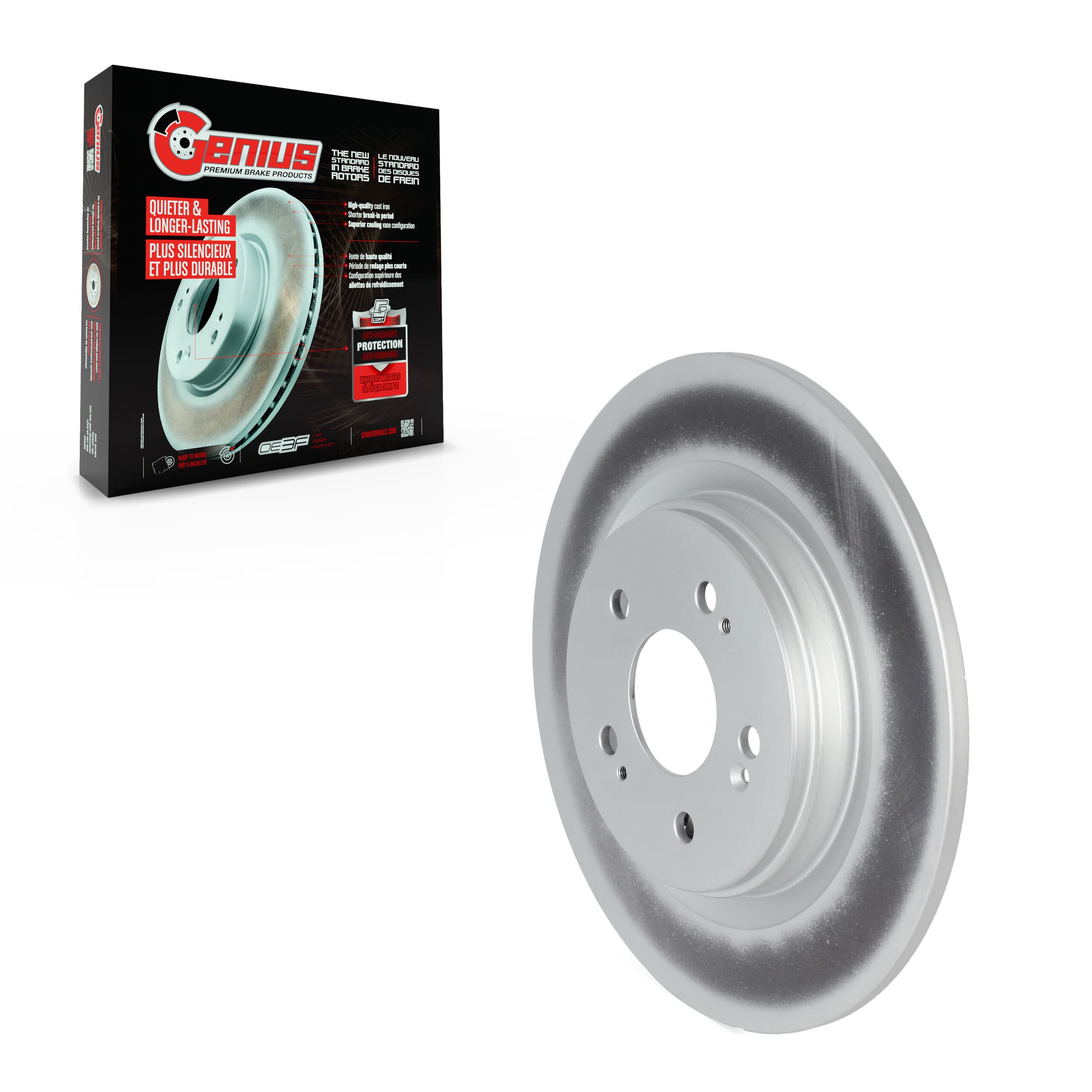 Genius - GCR-982311 - Rear Disc Brake Rotor image 1