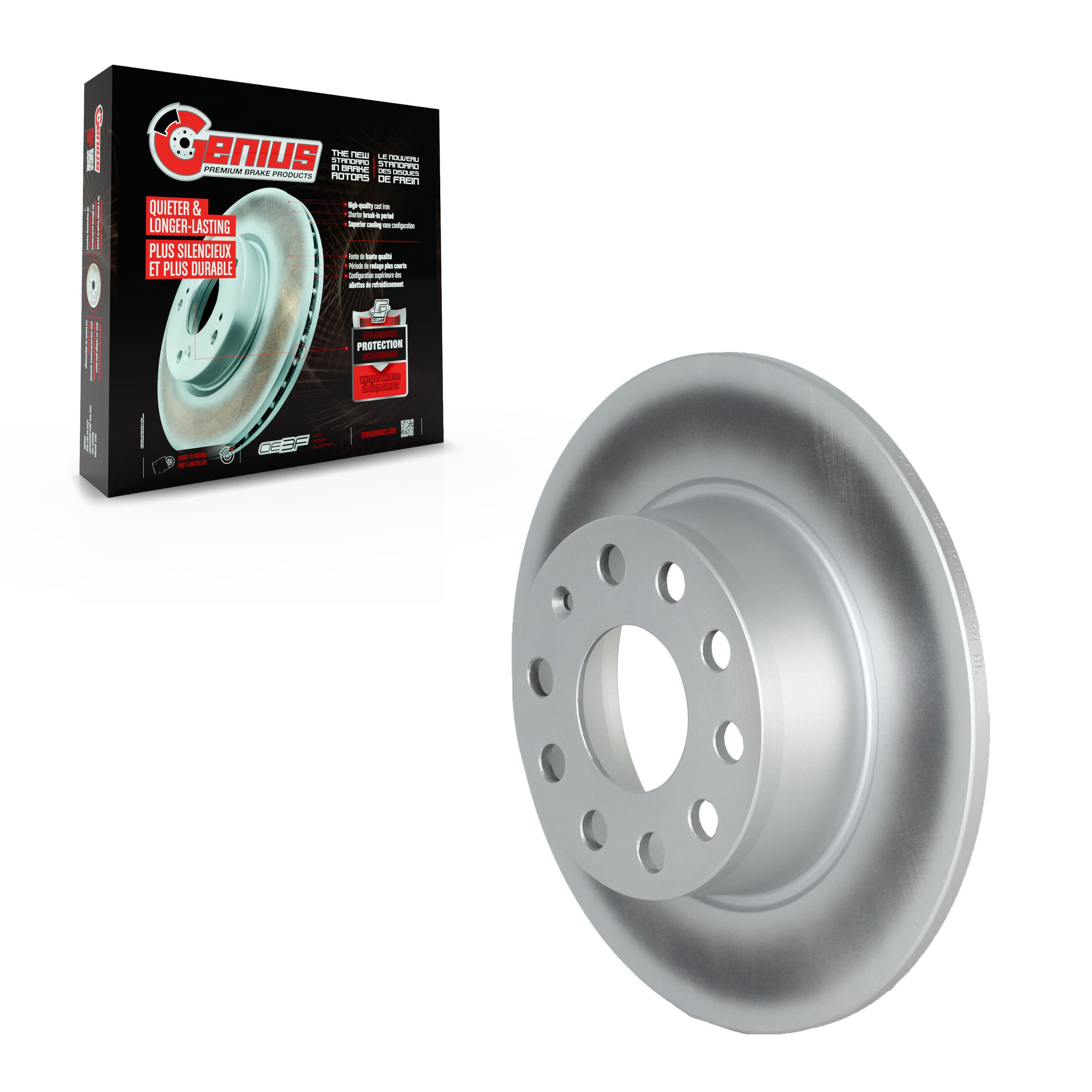 Genius - GCR-982325 - Rear Disc Brake Rotor image 1