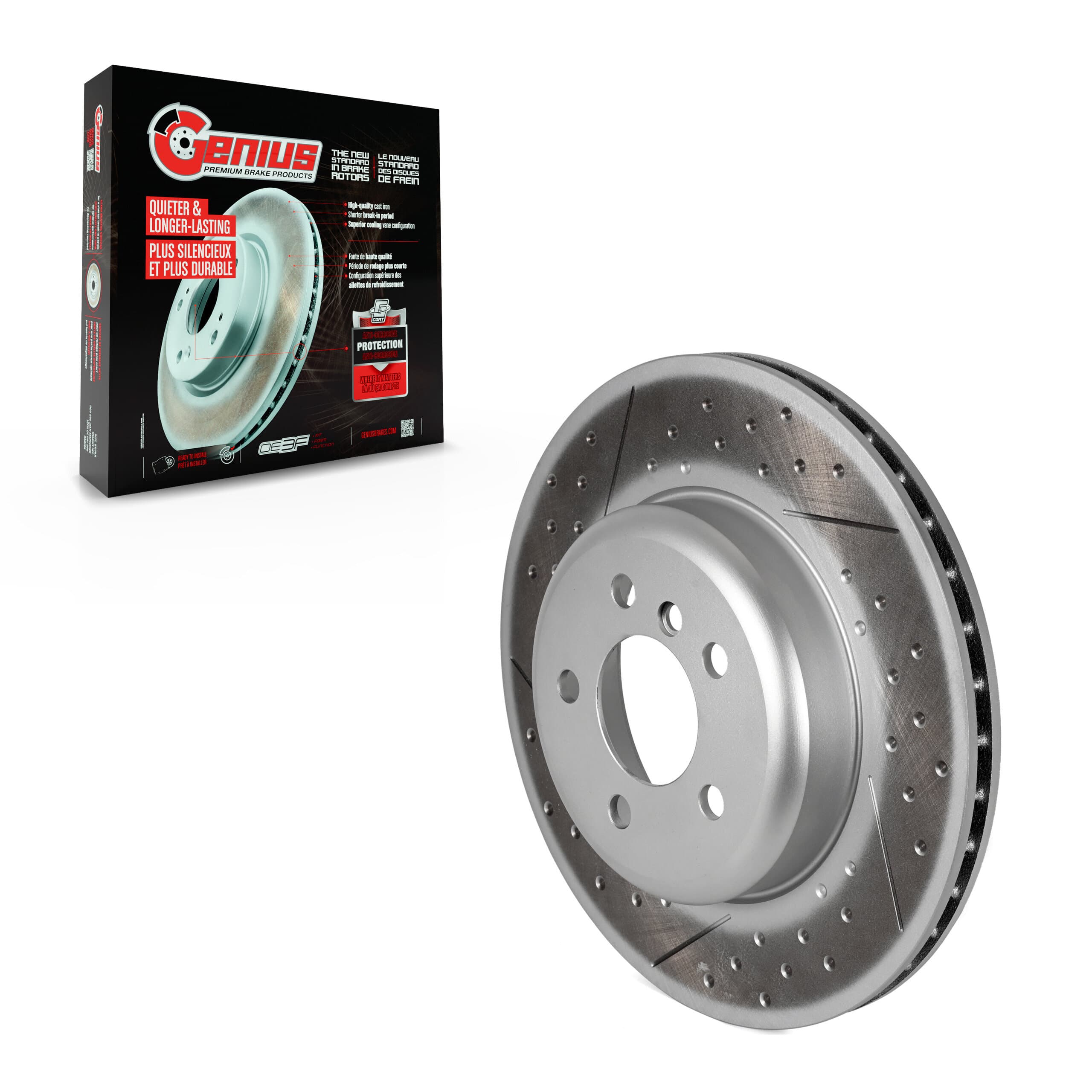 Genius - GCR-G8116OE - Rear Disc Brake Rotor image 1