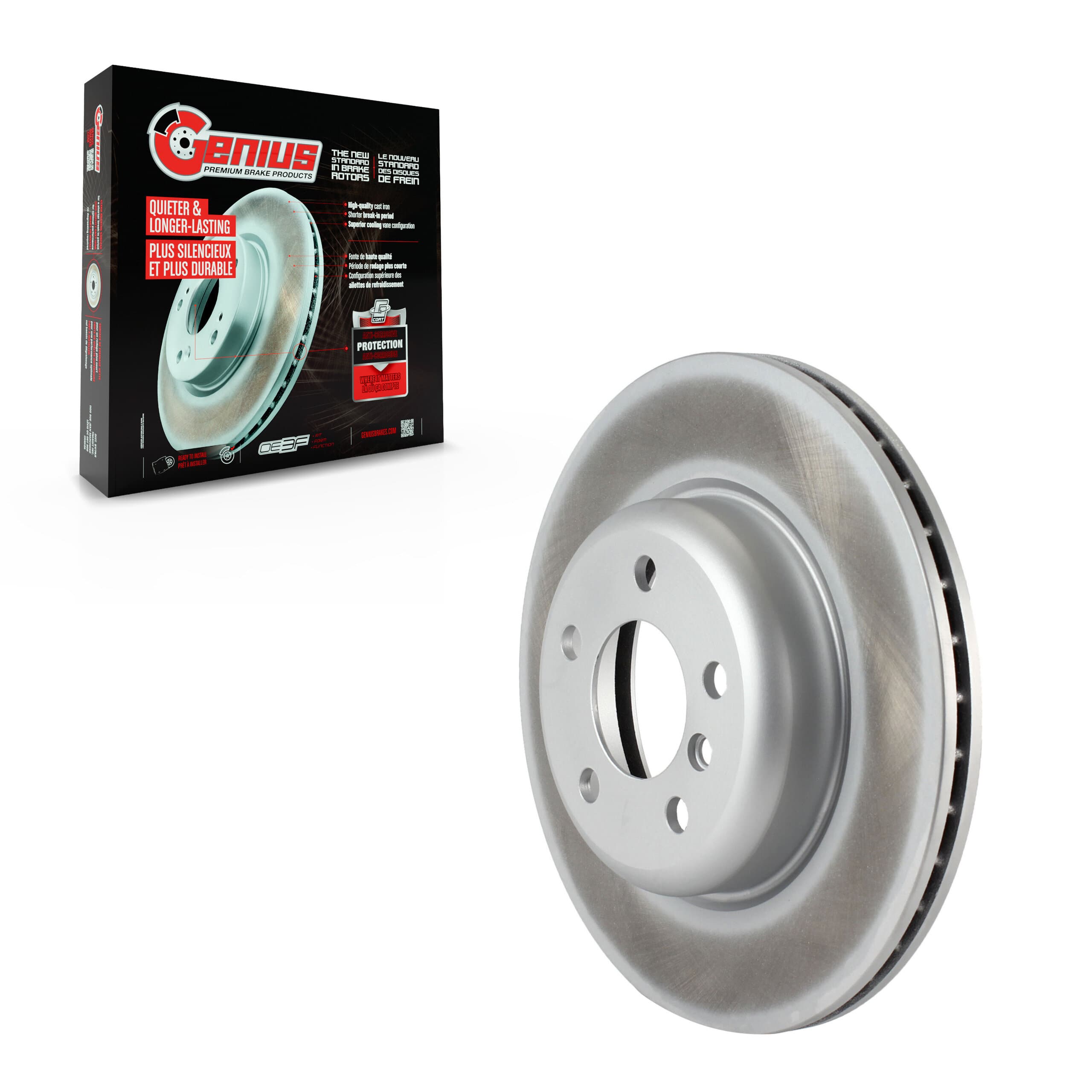 Genius - GCR-G8134 - Front Disc Brake Rotor image 1