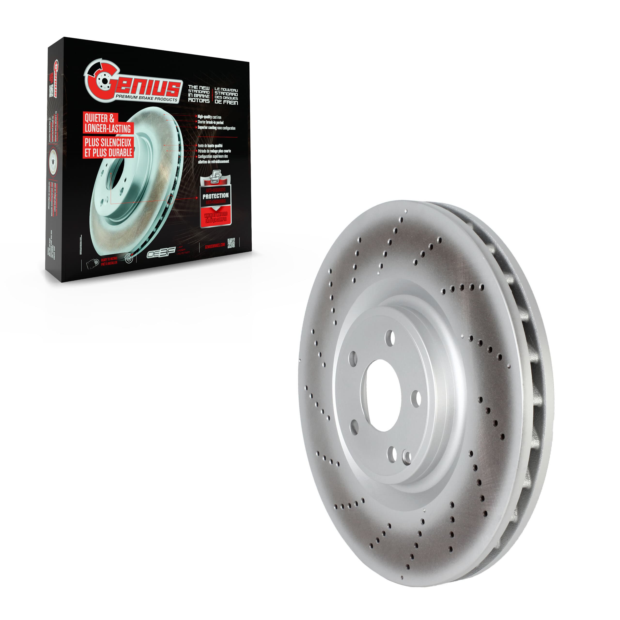 Genius - GCR-G8253OE - Front Disc Brake Rotor image 1